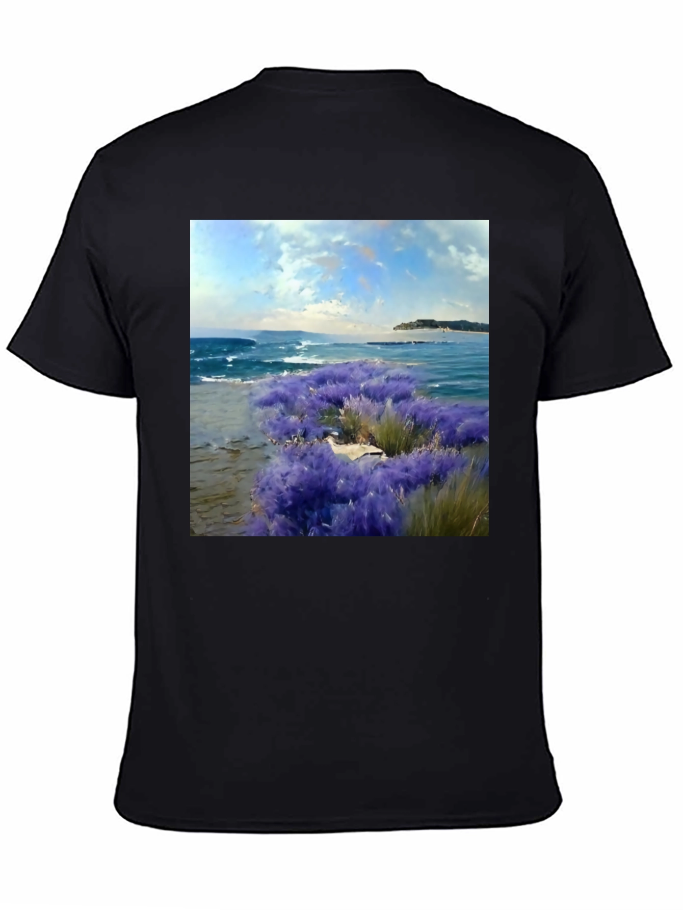 Ocean View Graphic Tee - Coastal Landscape T-Shirt