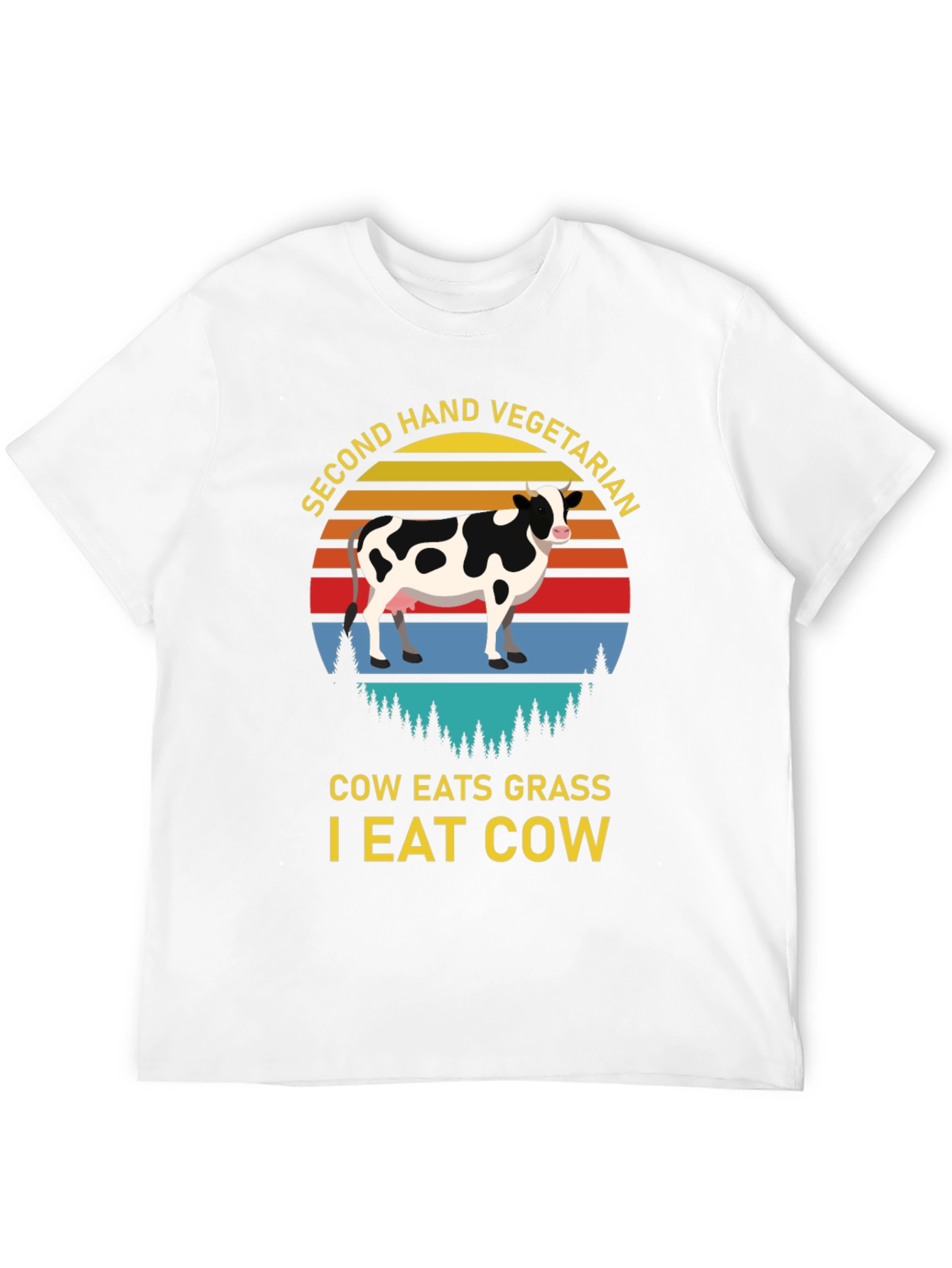 Second Hand Vegetarian Graphic Tee