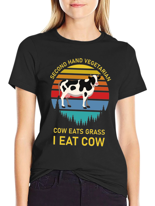 Second Hand Vegetarian Graphic Tee