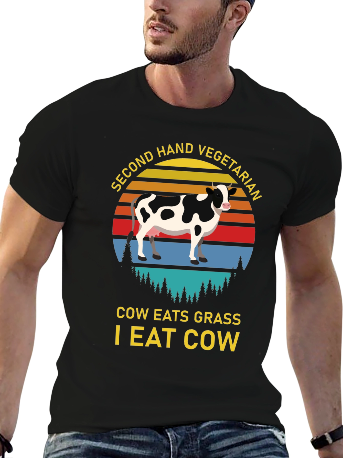 Second Hand Vegetarian Graphic Tee