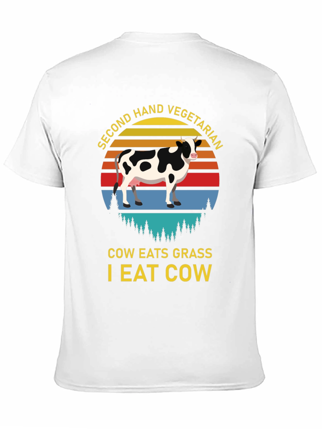 Second Hand Vegetarian Graphic Tee
