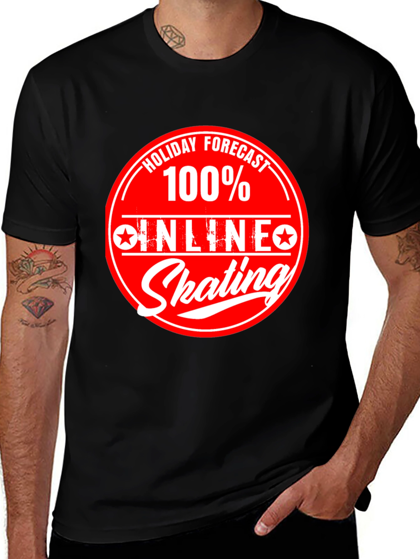 Inline Skating Forecast T-Shirt