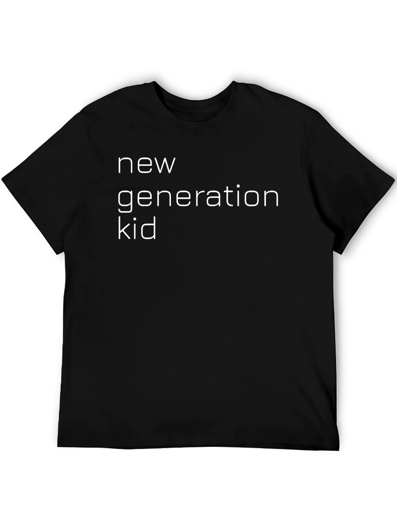 New Generation Kid Black T-Shirt