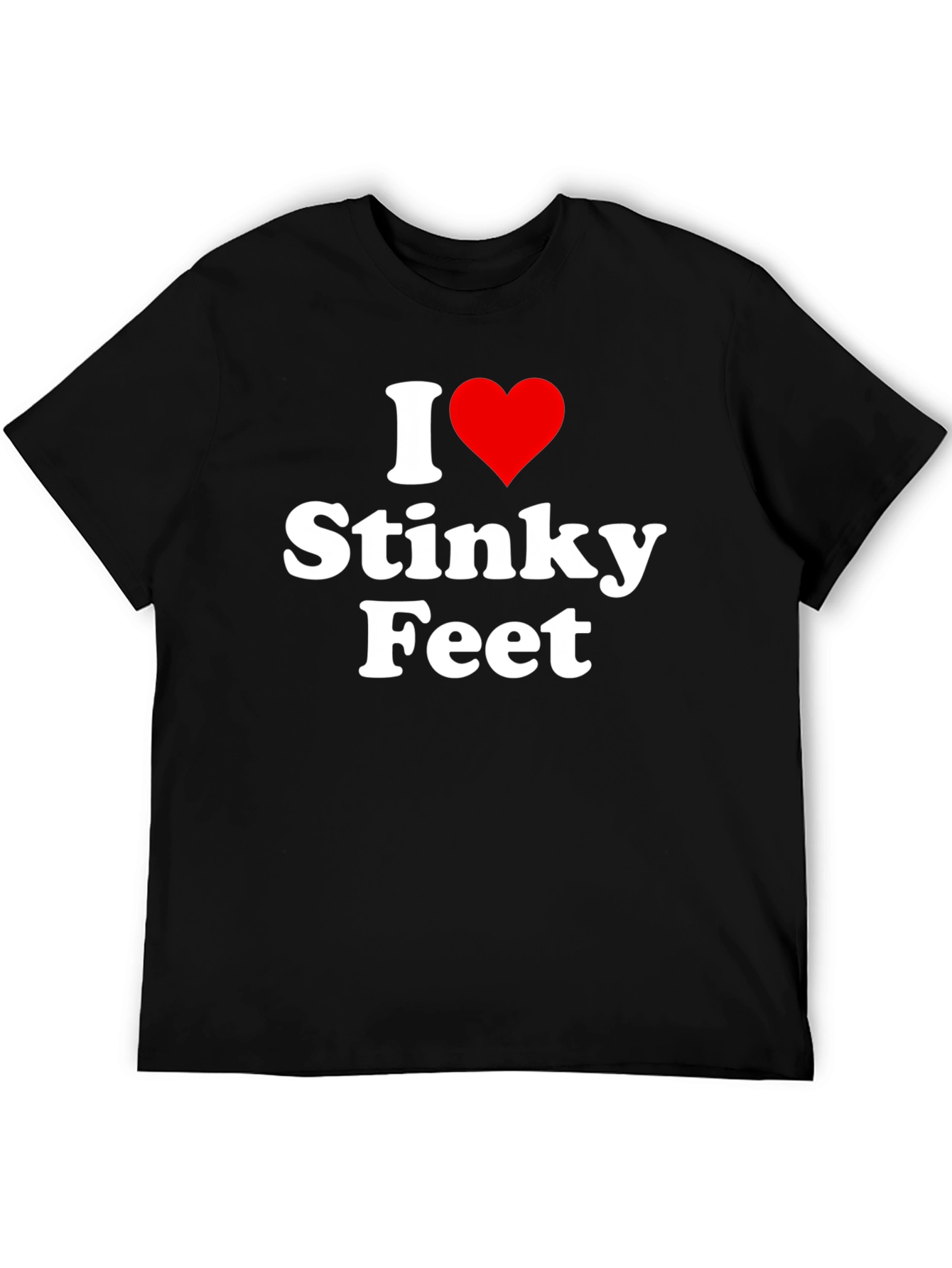 I Heart Stinky Feet Graphic T-Shirt