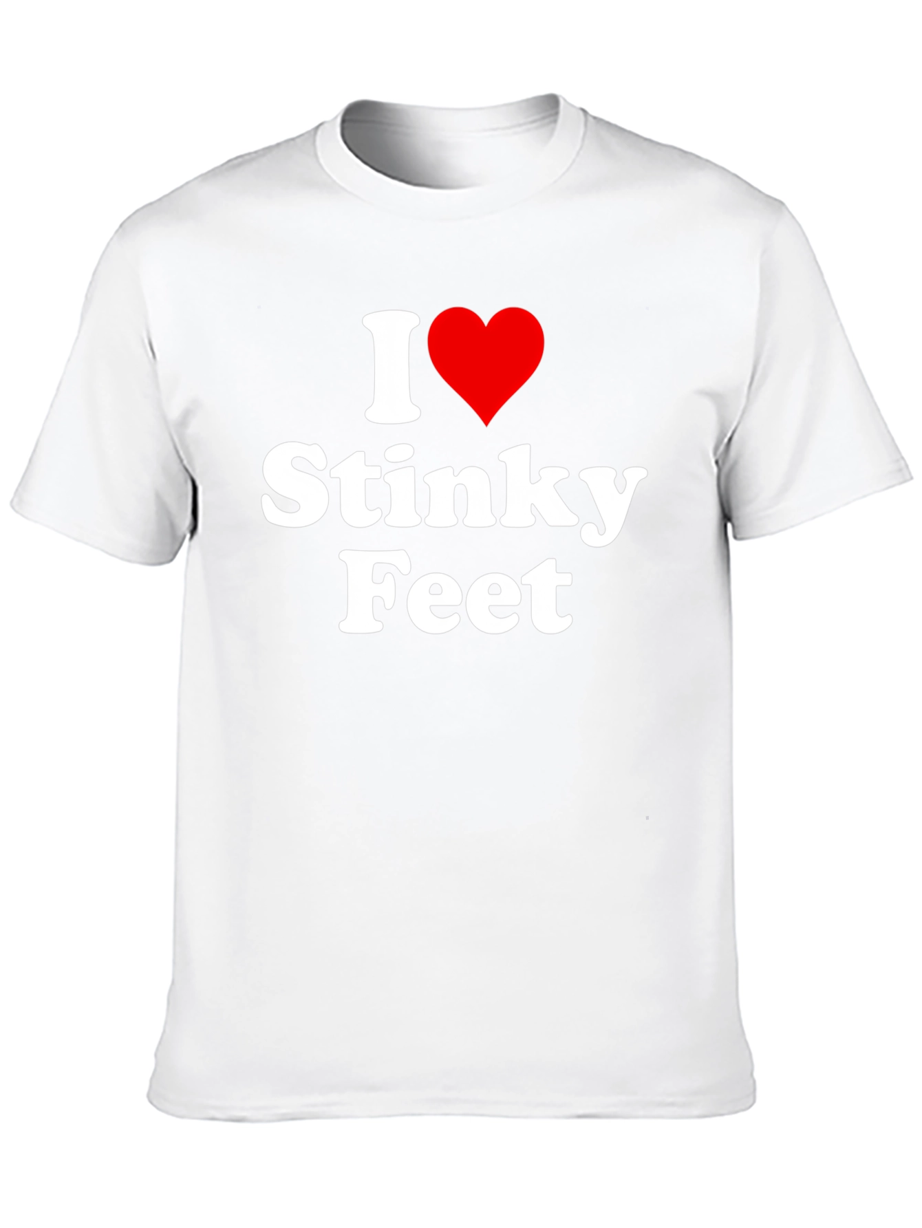 I Heart Stinky Feet Graphic T-Shirt