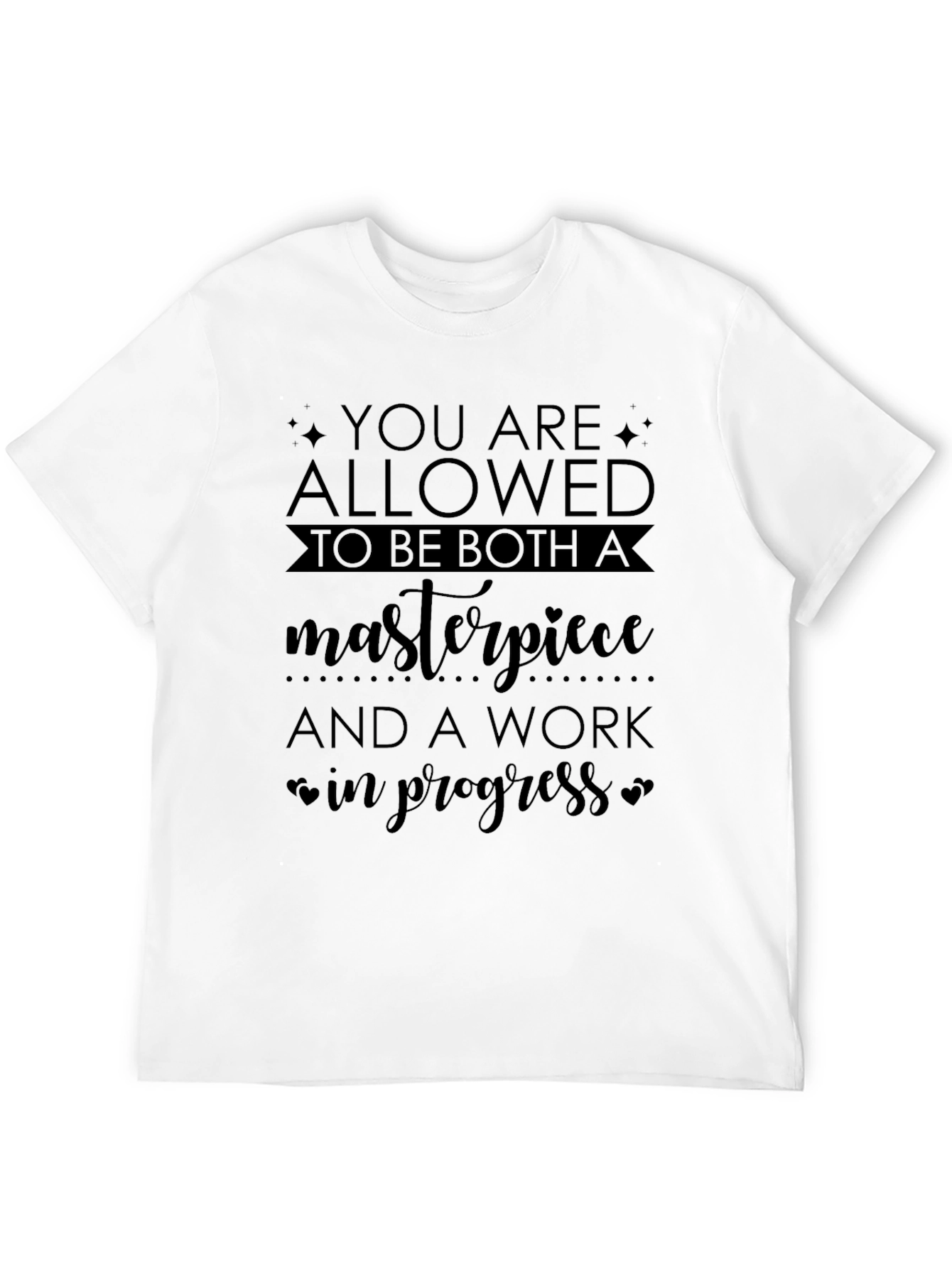 Masterpiece in Progress Graphic Tee - Black