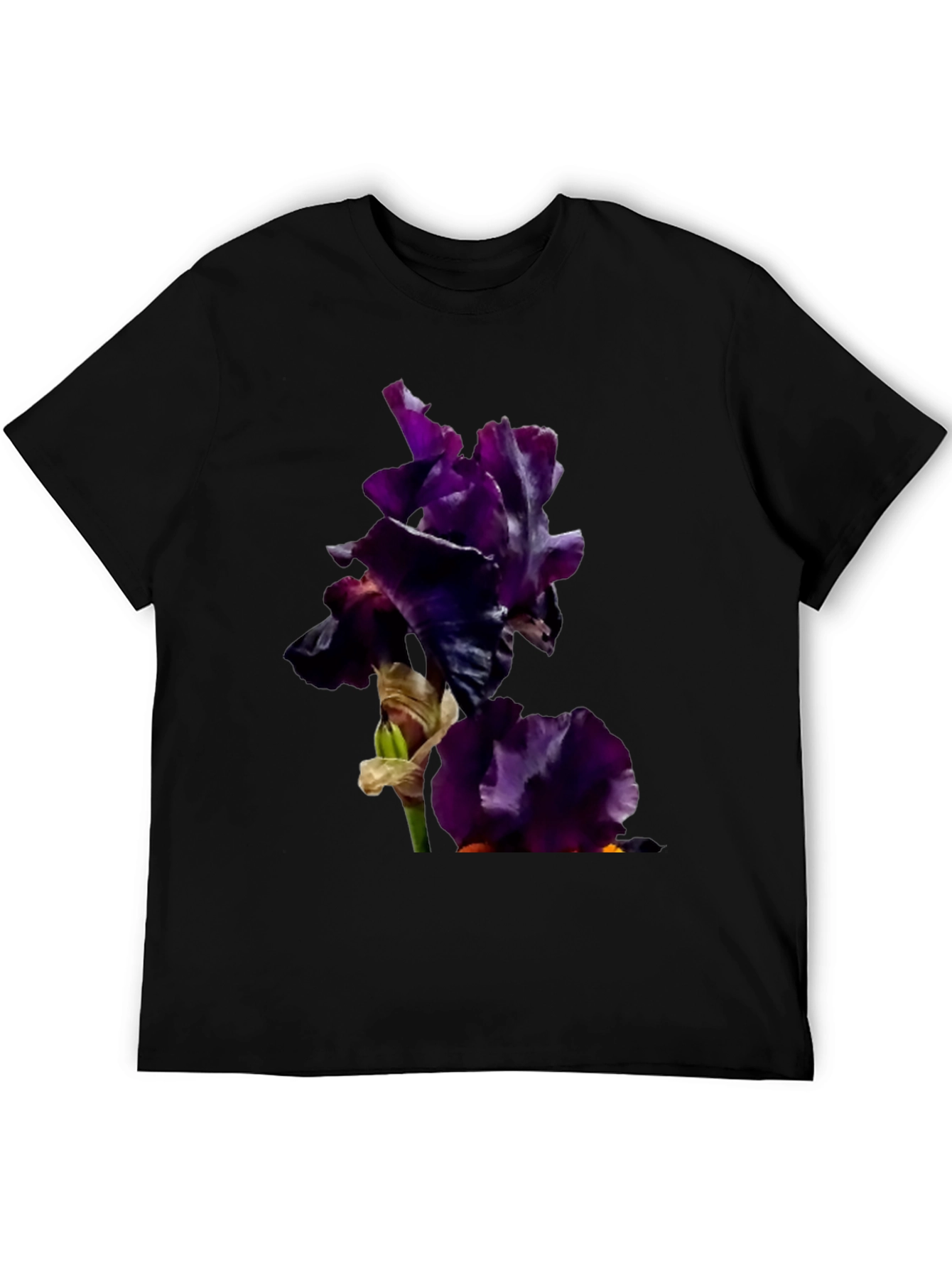 Floral Iris T-Shirt - Dark & Moody