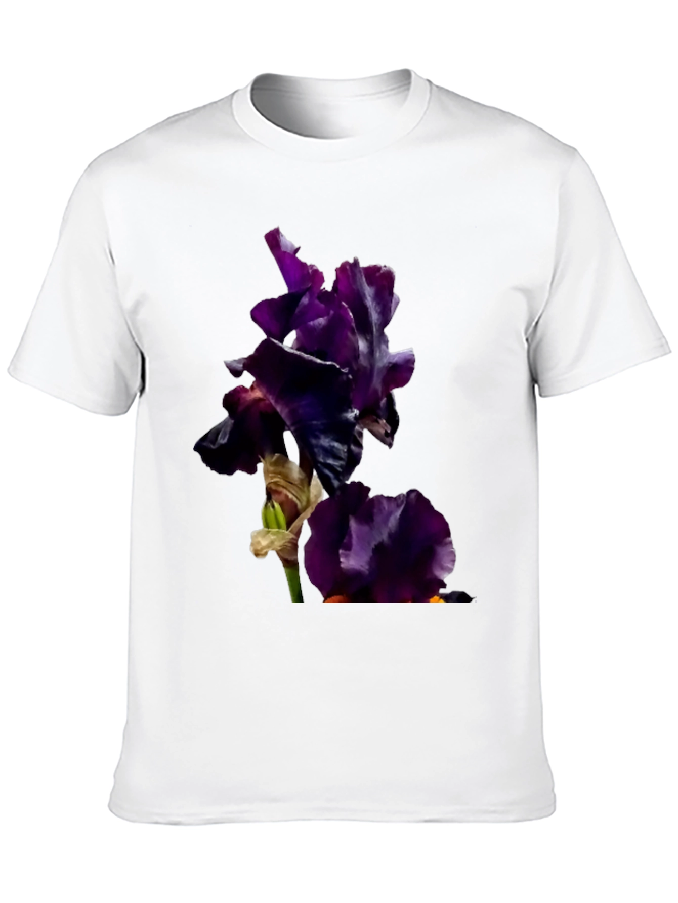 Floral Iris T-Shirt - Dark & Moody