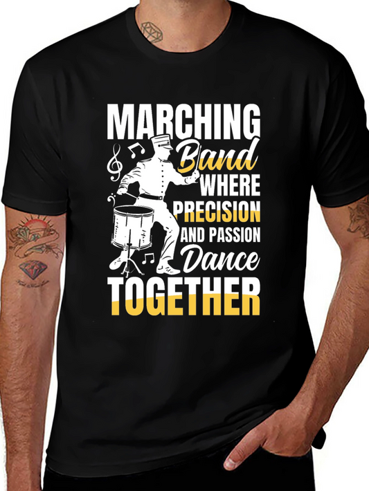 Marching Band Dance T-Shirt for Musicians & Percussionists
