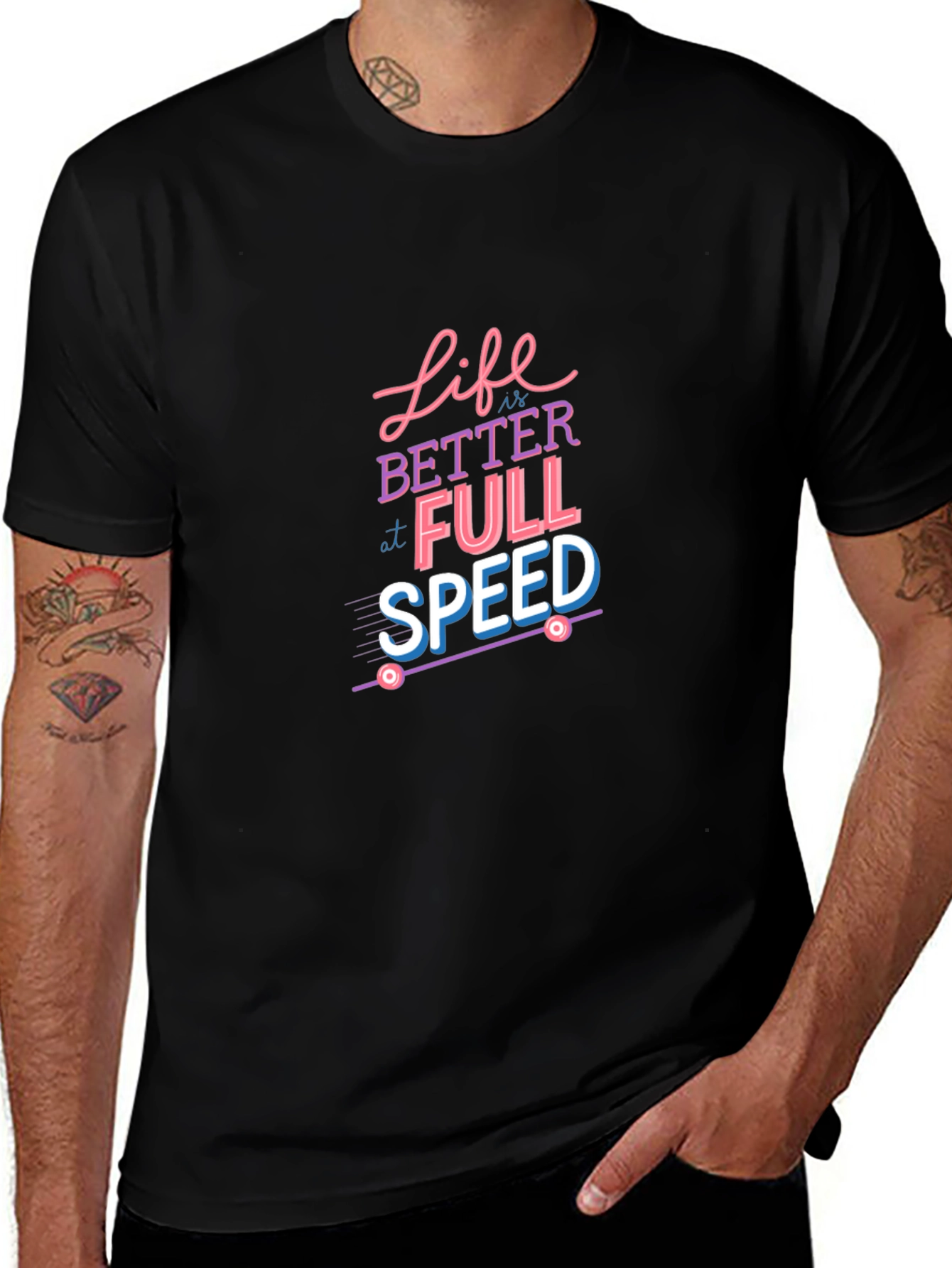 Life is Better at Full Speed Graphic Tee