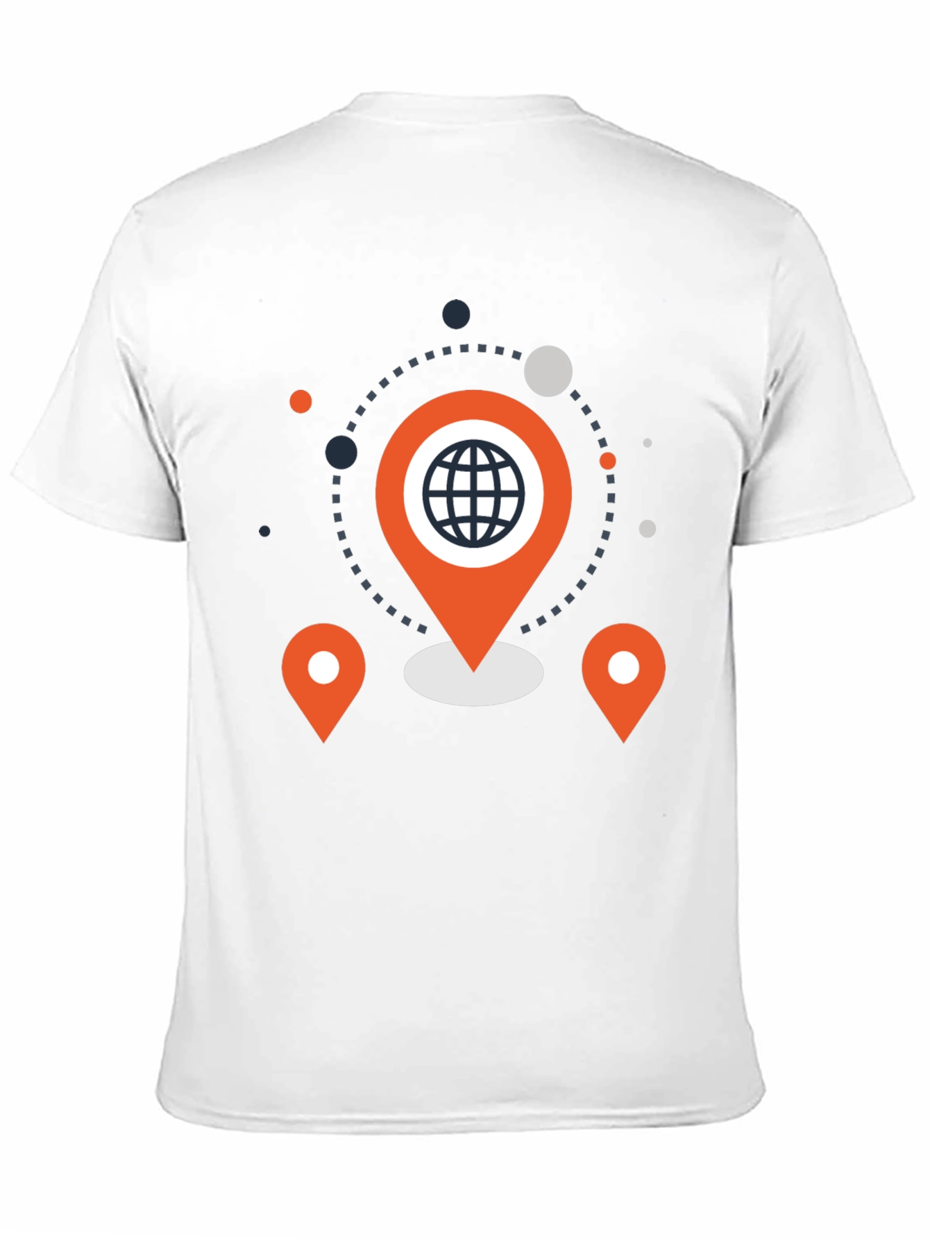 Geometric World Pin Graphic Tee