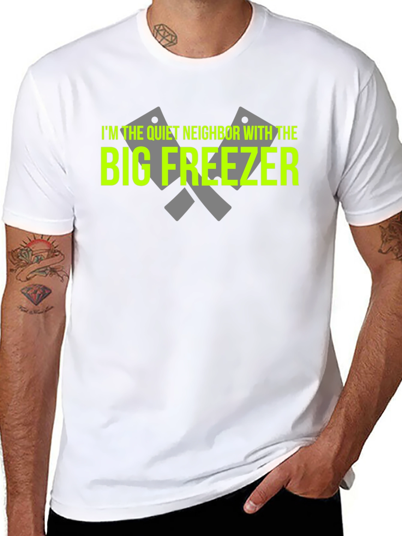 Quiet Neighbor Big Freezer Graphic Tee