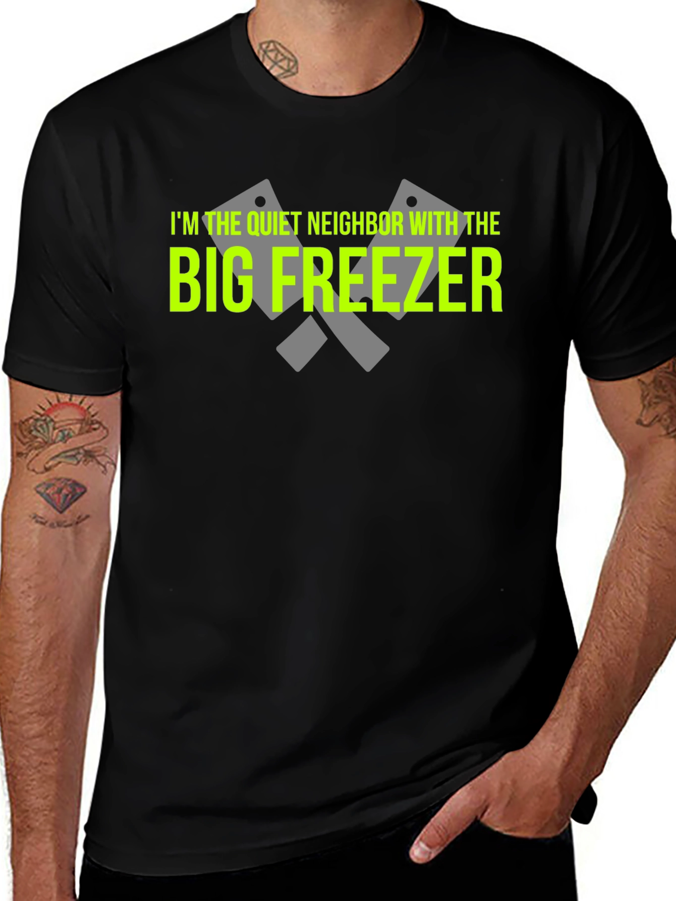 Quiet Neighbor Big Freezer Graphic Tee