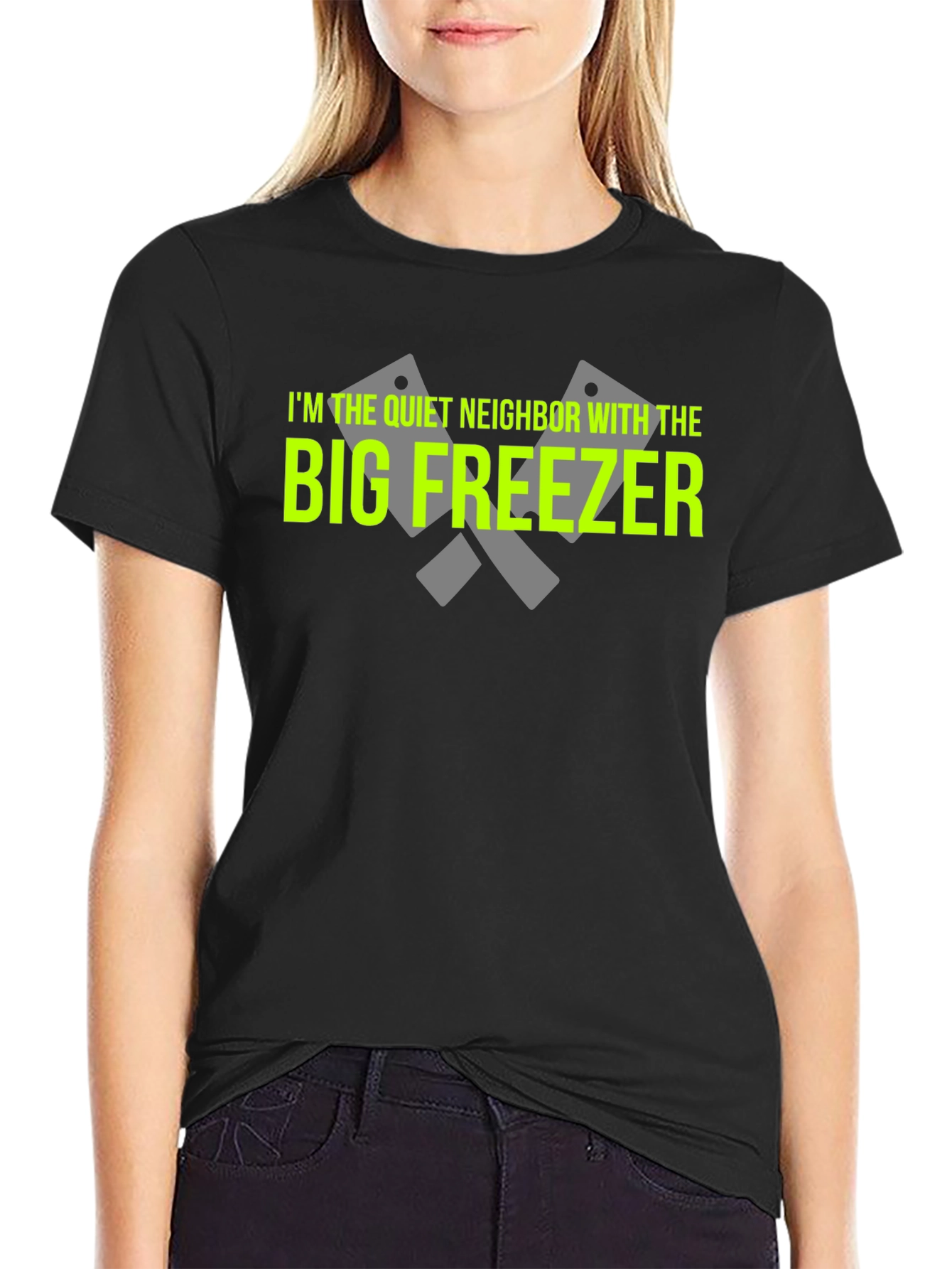 Quiet Neighbor Big Freezer Graphic Tee