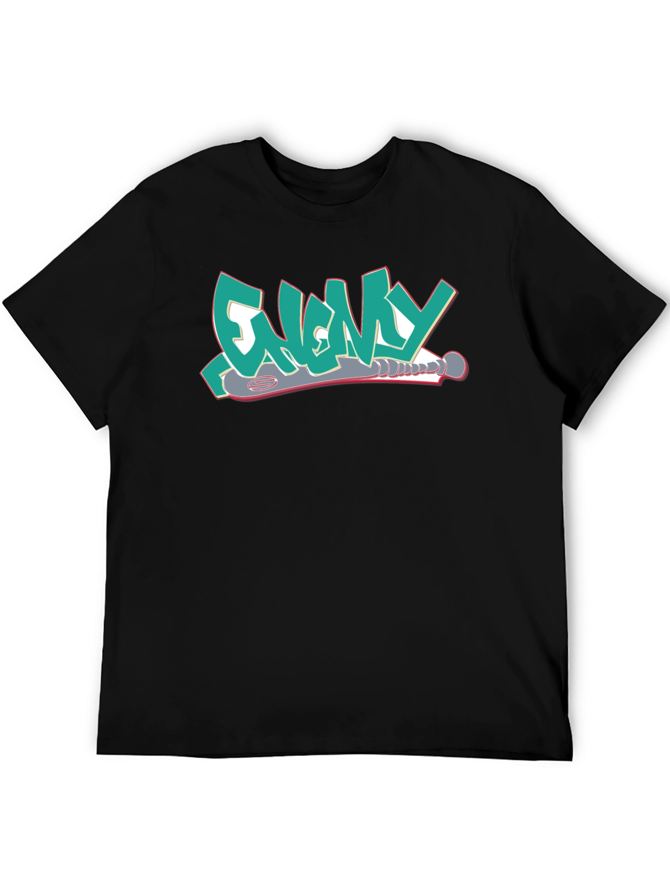 Enemy T-Shirt Graffiti Style Design