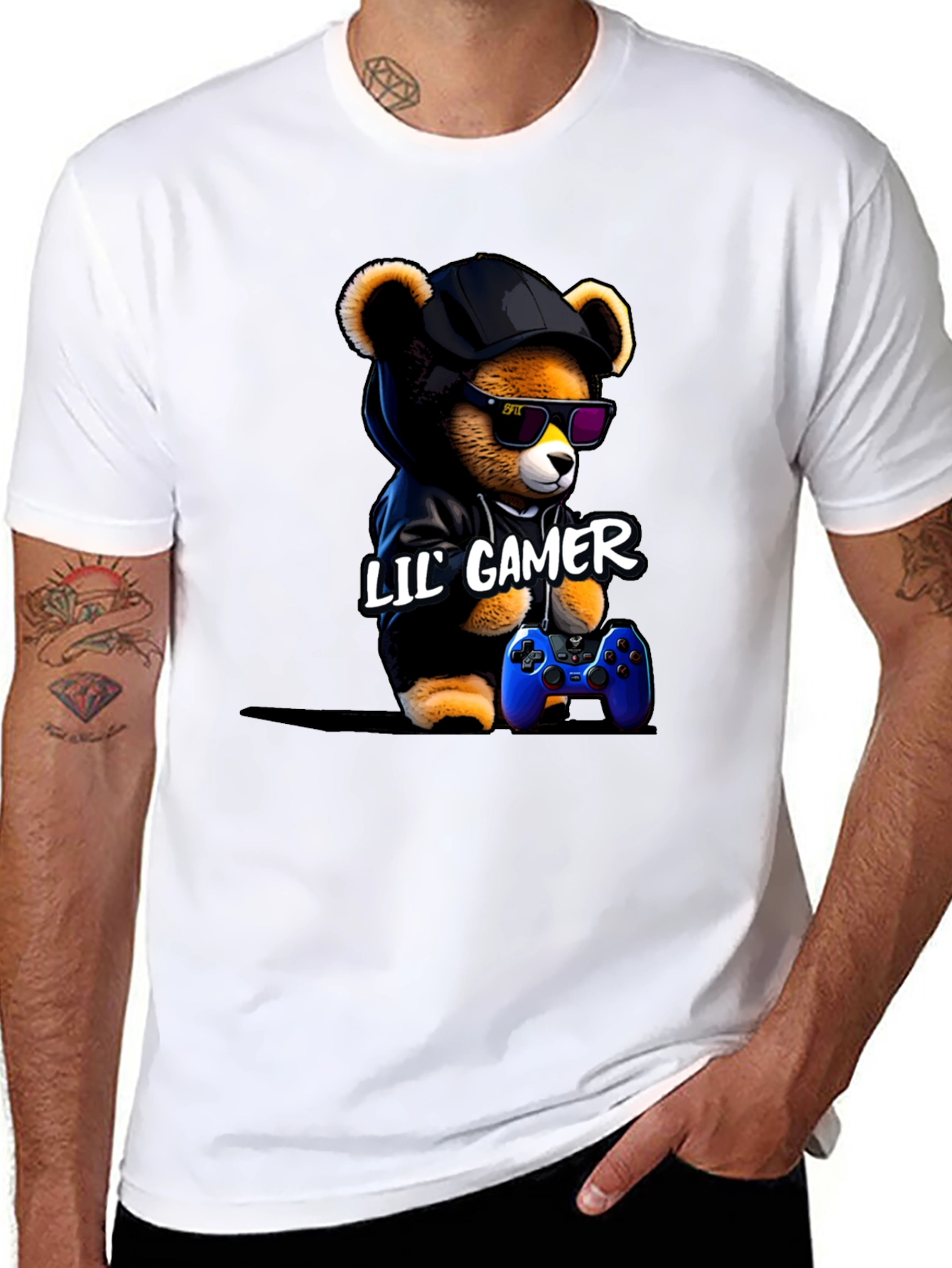 Lil Gamer Bear T-Shirt
