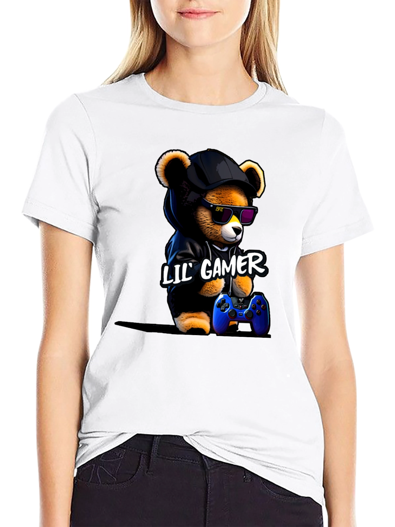 Lil Gamer Bear T-Shirt