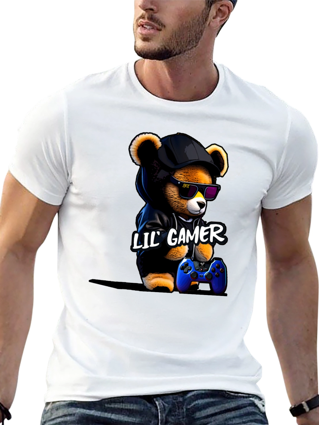 Lil Gamer Bear T-Shirt