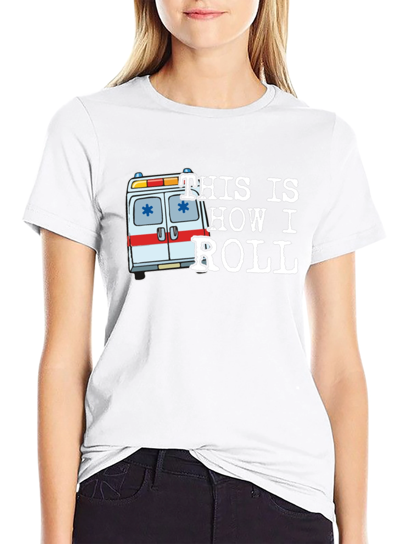 This is How I Roll Ambulance Graphic T-Shirt