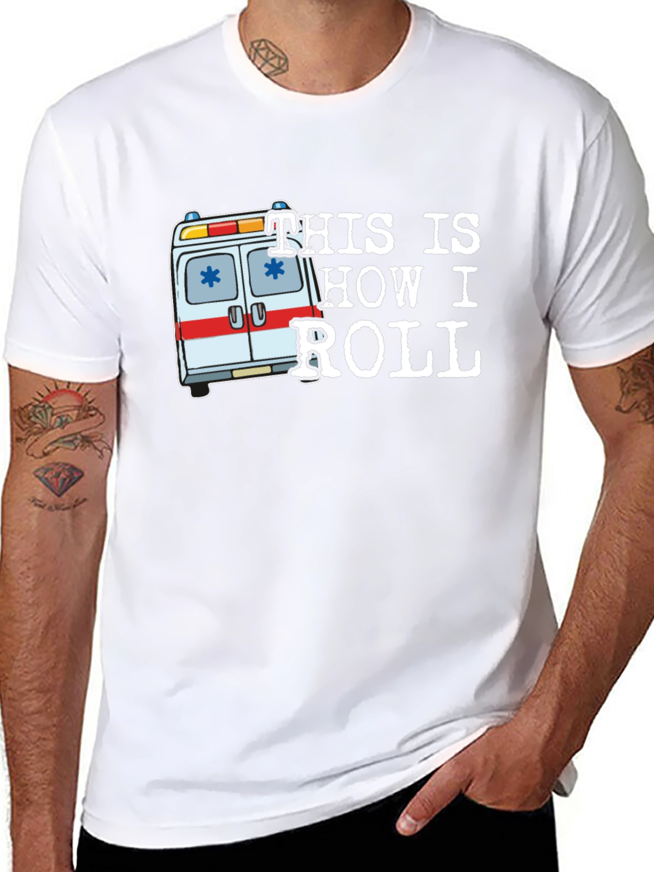 This is How I Roll Ambulance Graphic T-Shirt