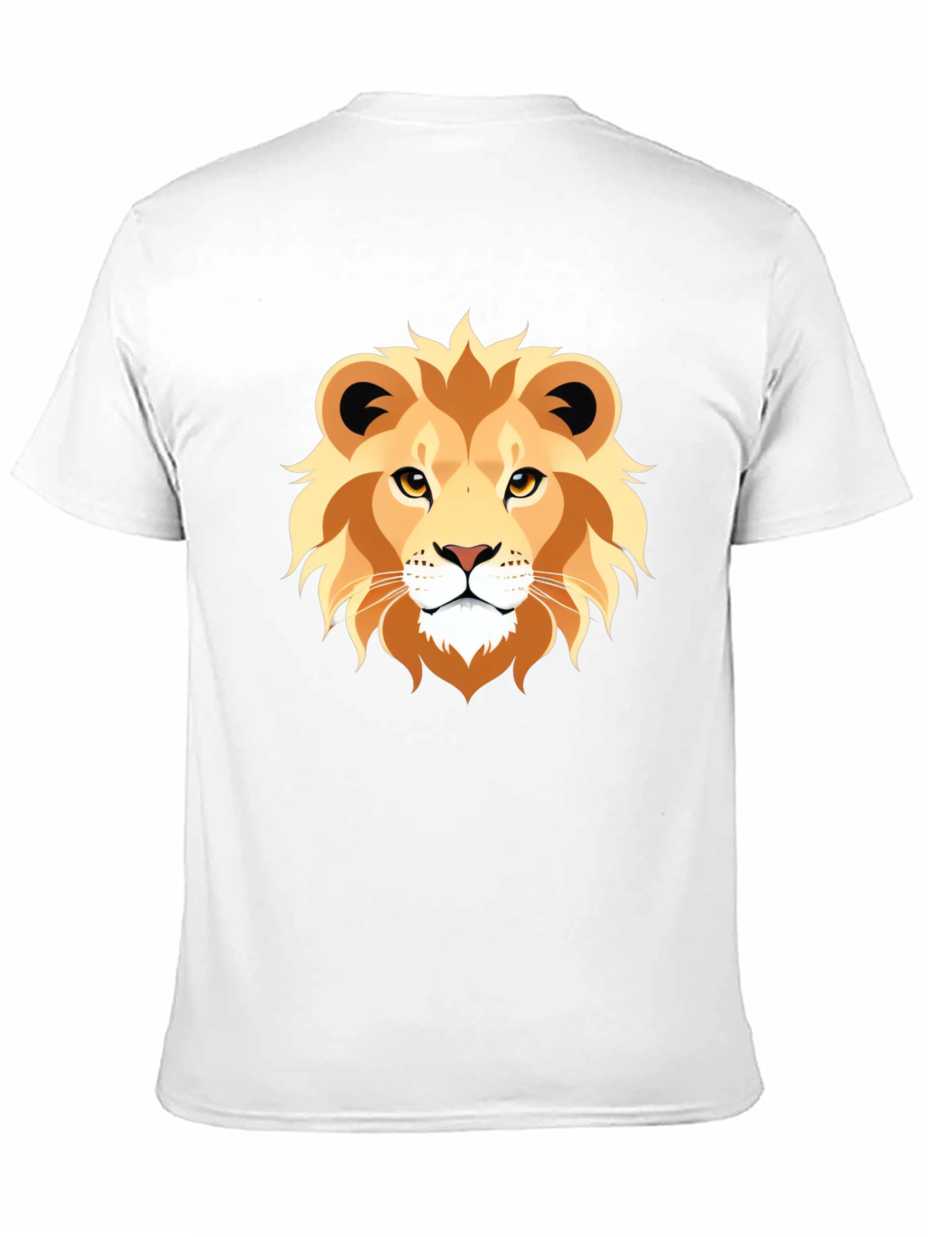 Lion Graphic Tee - Bold Animal Print T-Shirt