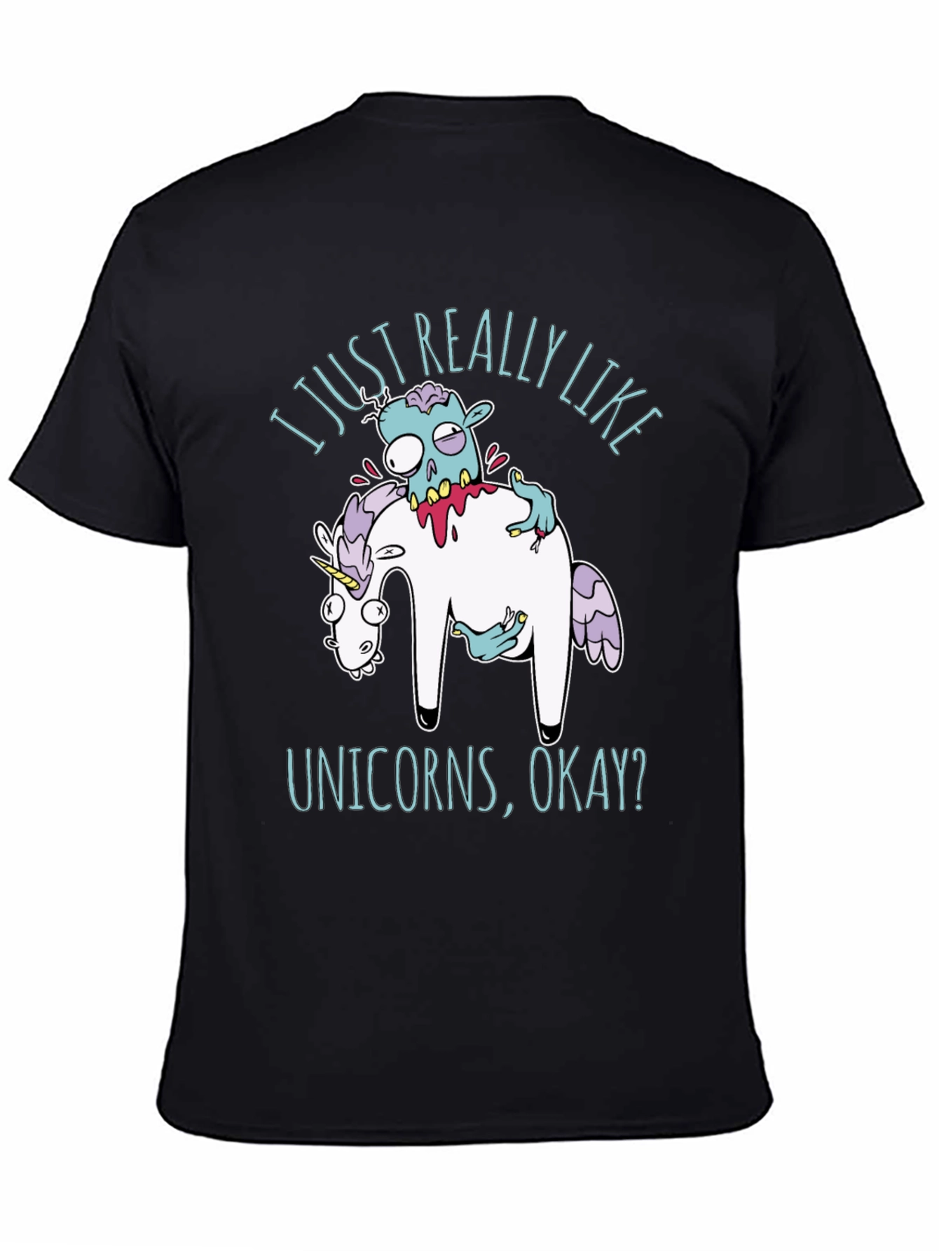 Zombie Unicorns Graphic T-Shirt