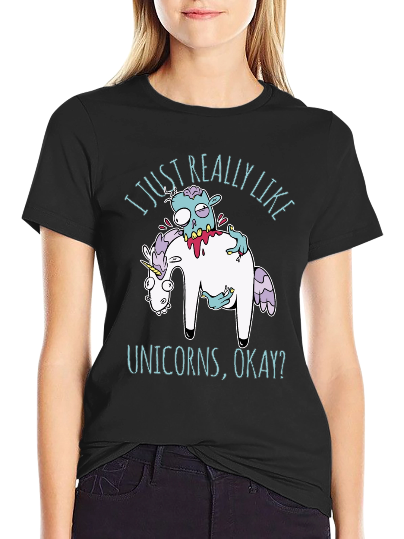 Zombie Unicorns Graphic T-Shirt