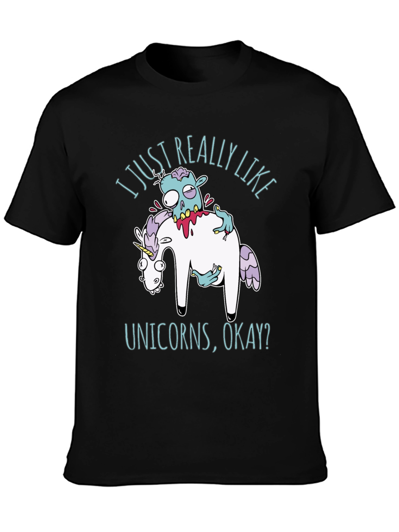Zombie Unicorns Graphic T-Shirt