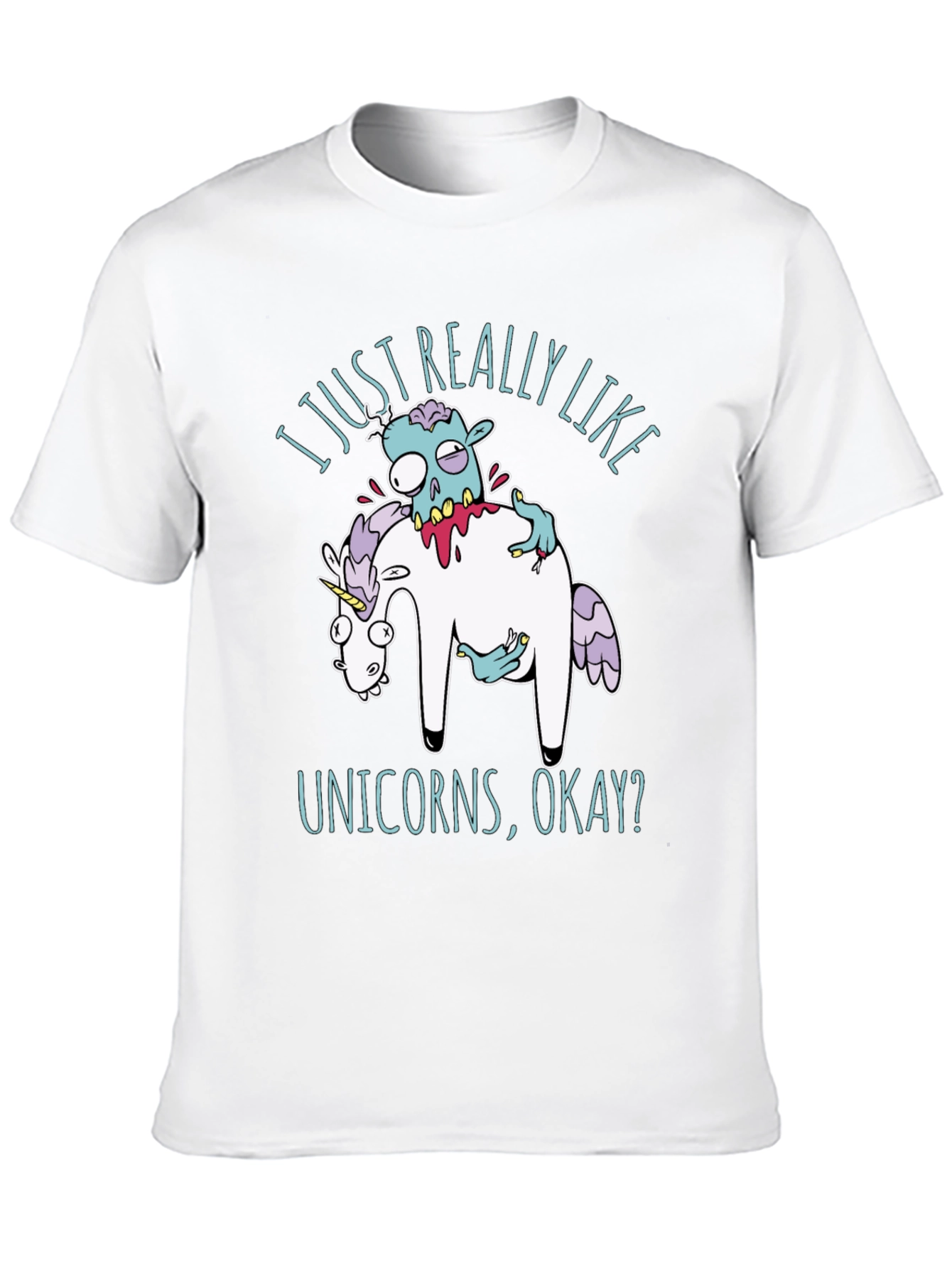 Zombie Unicorns Graphic T-Shirt