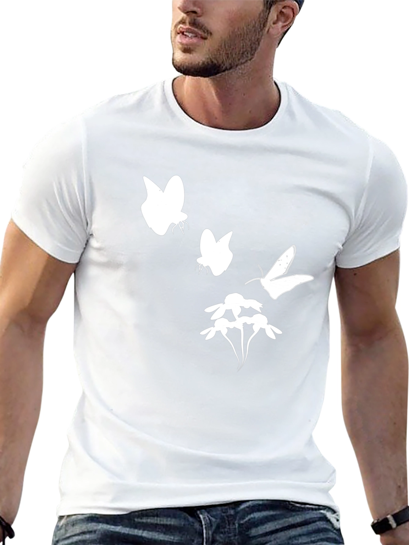 Black Butterfly Graphic Tee