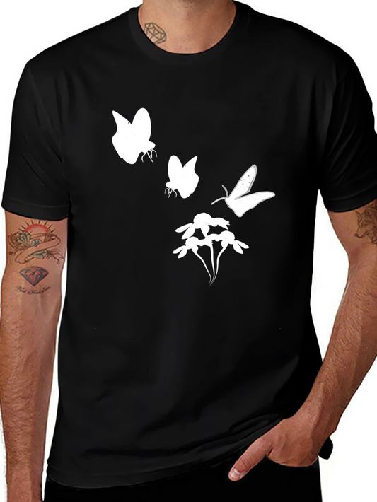 Black Butterfly Graphic Tee
