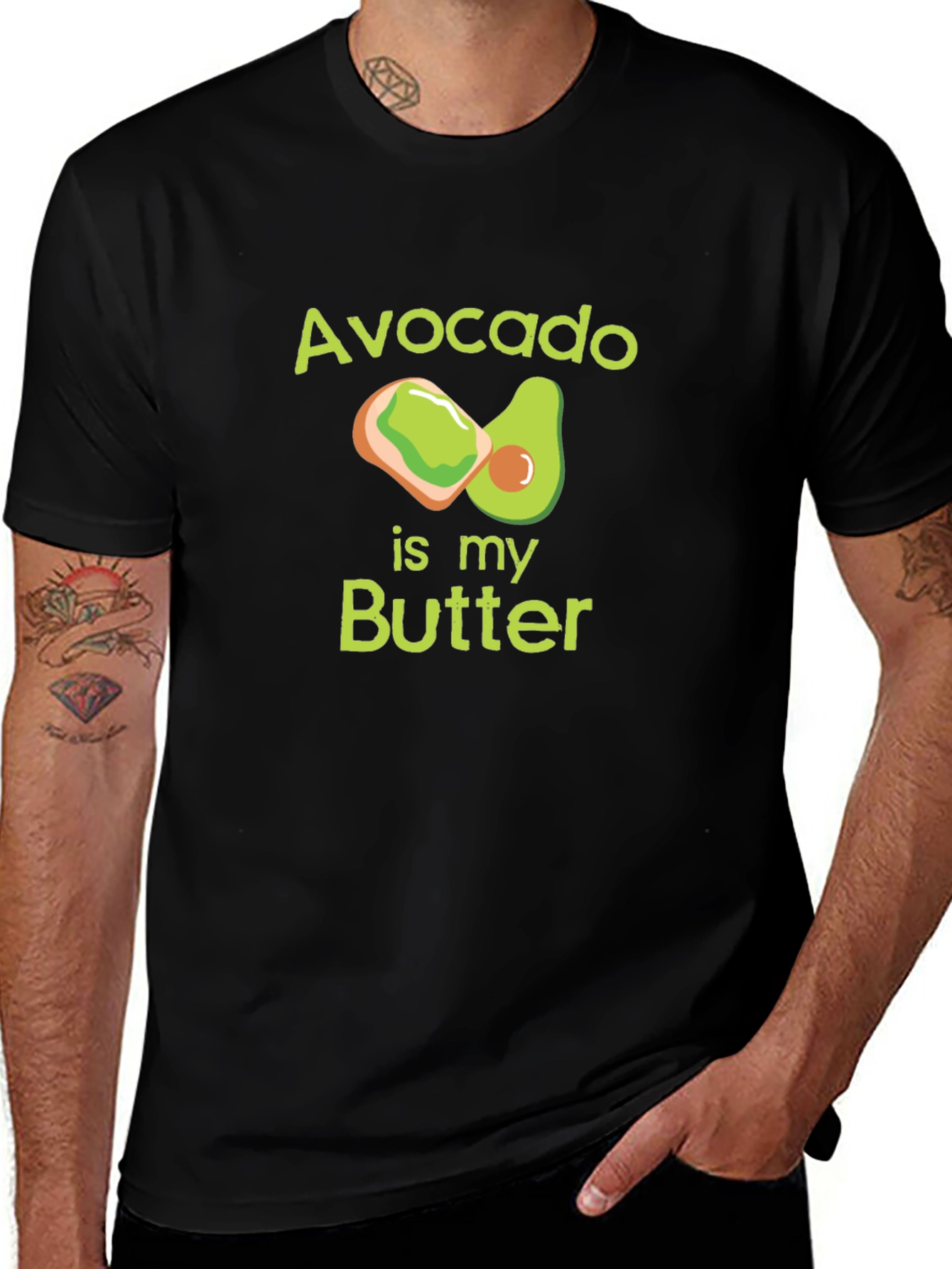 Avocado is My Butter Funny T-Shirt