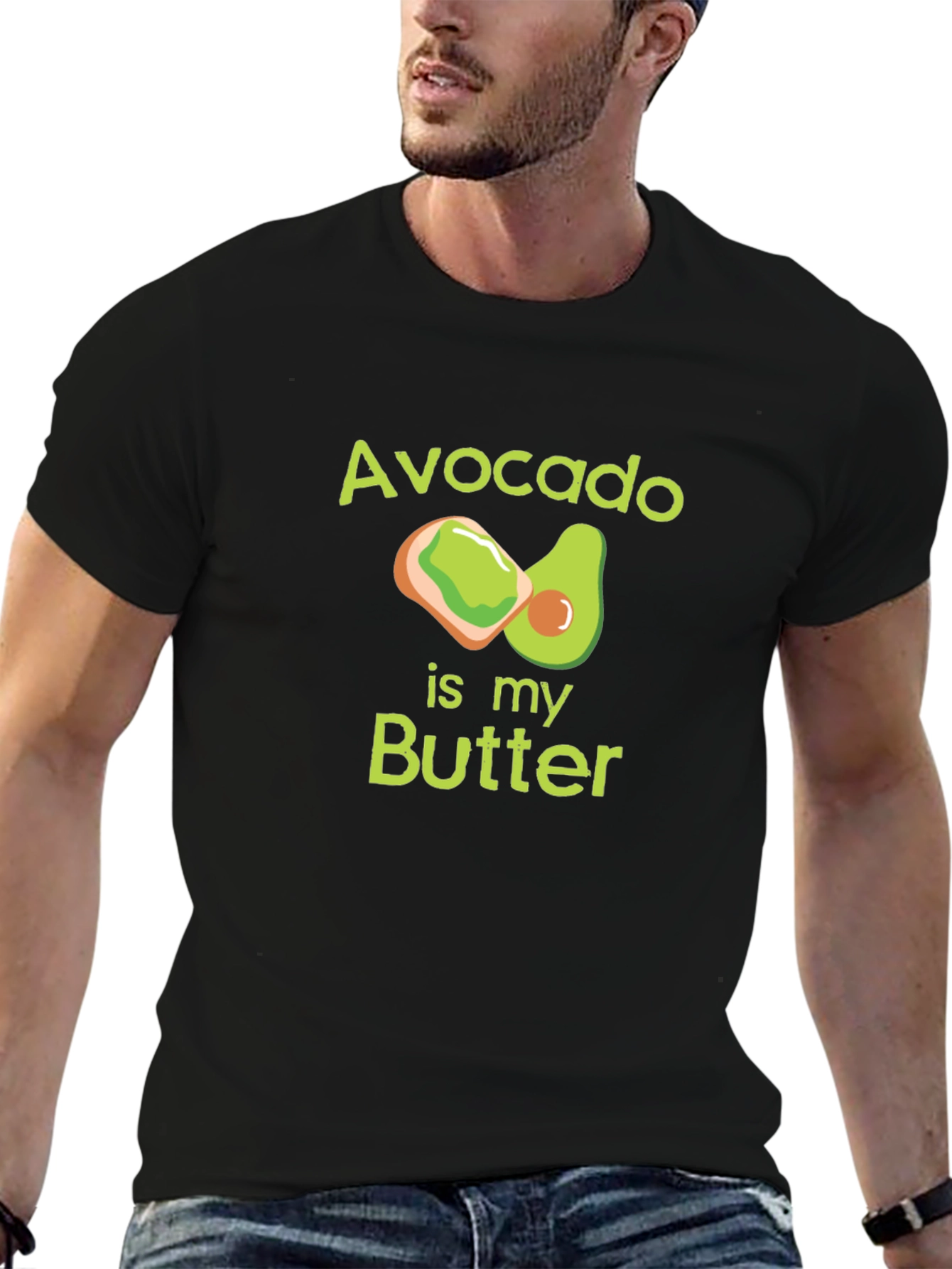 Avocado is My Butter Funny T-Shirt