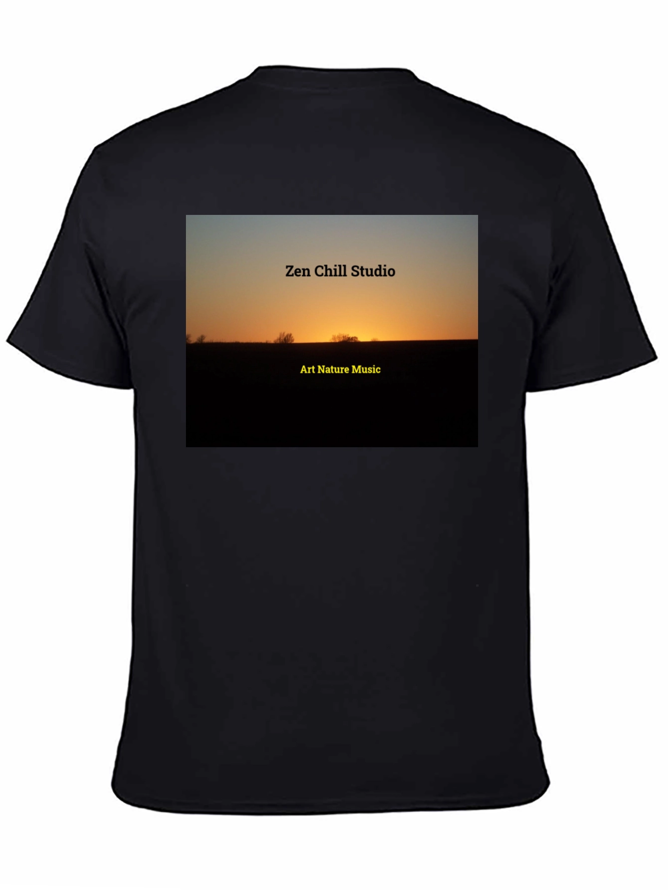 Zen Chill Studio Art Nature Music Graphic Tee