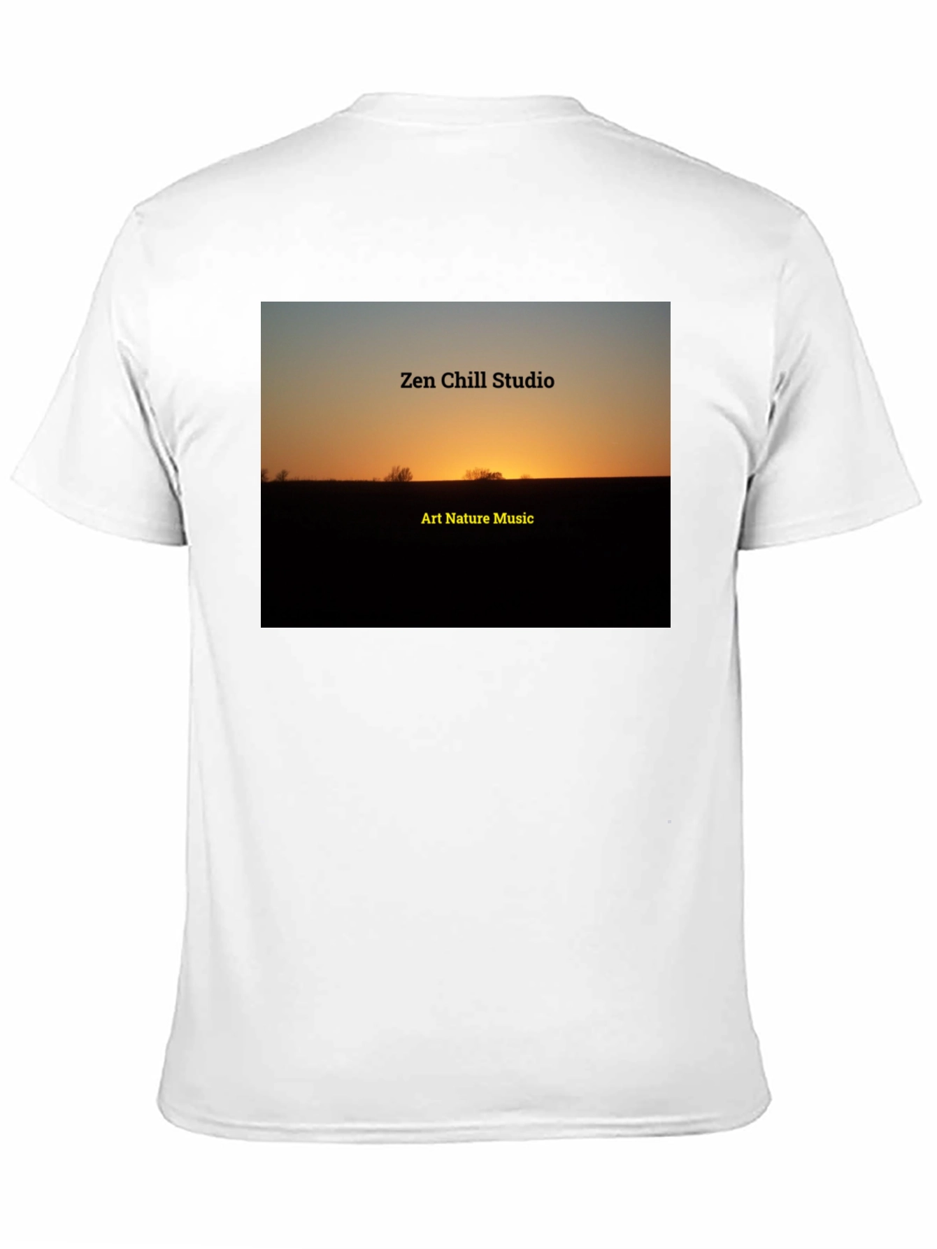 Zen Chill Studio Art Nature Music Graphic Tee