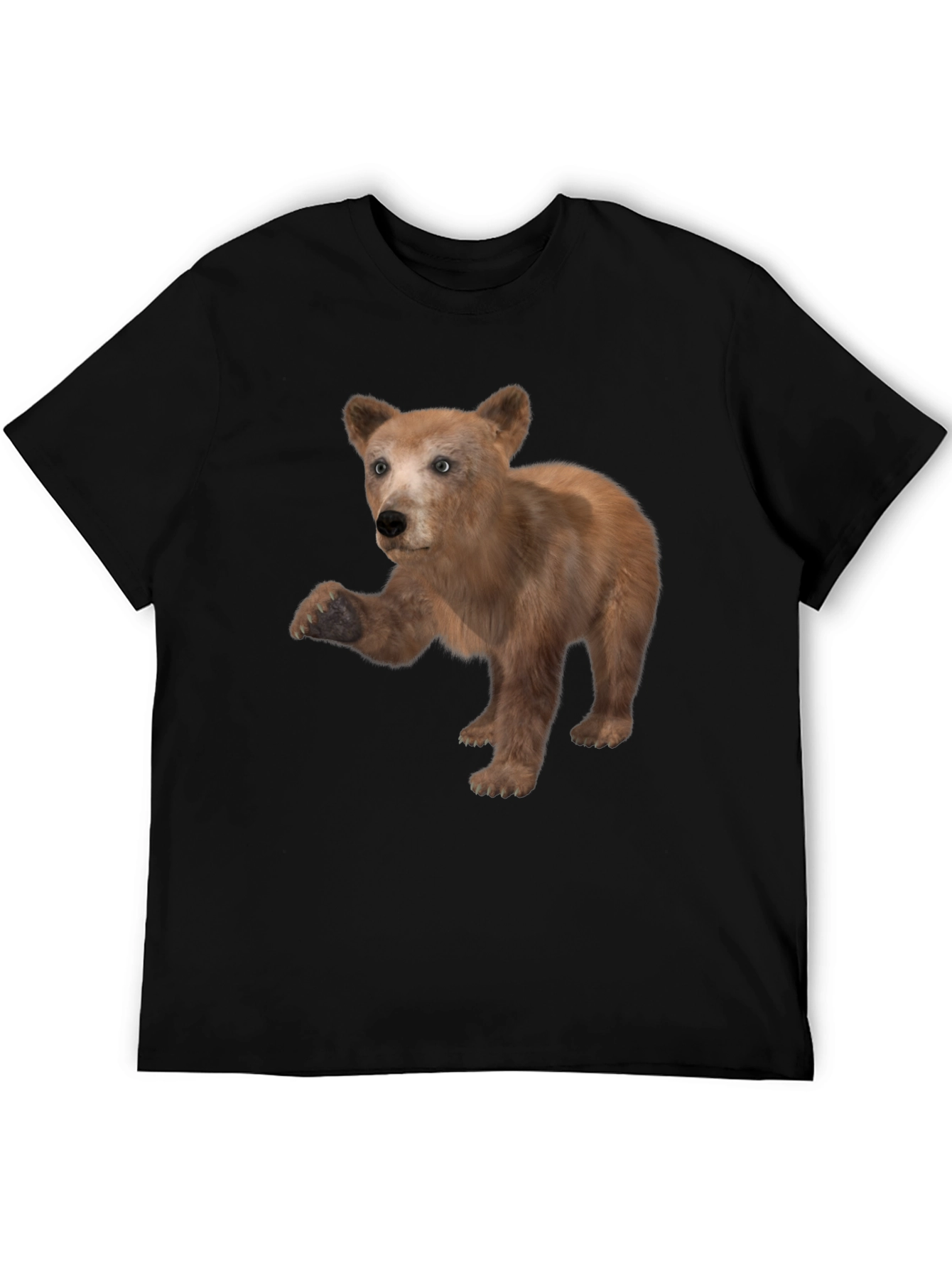 Bear Graphic Black T-Shirt