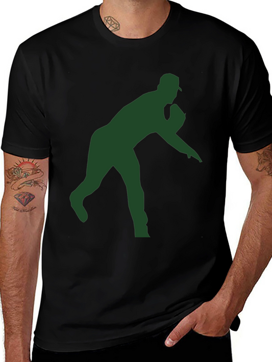 Baseball Pitcher Silhouette T-Shirt
