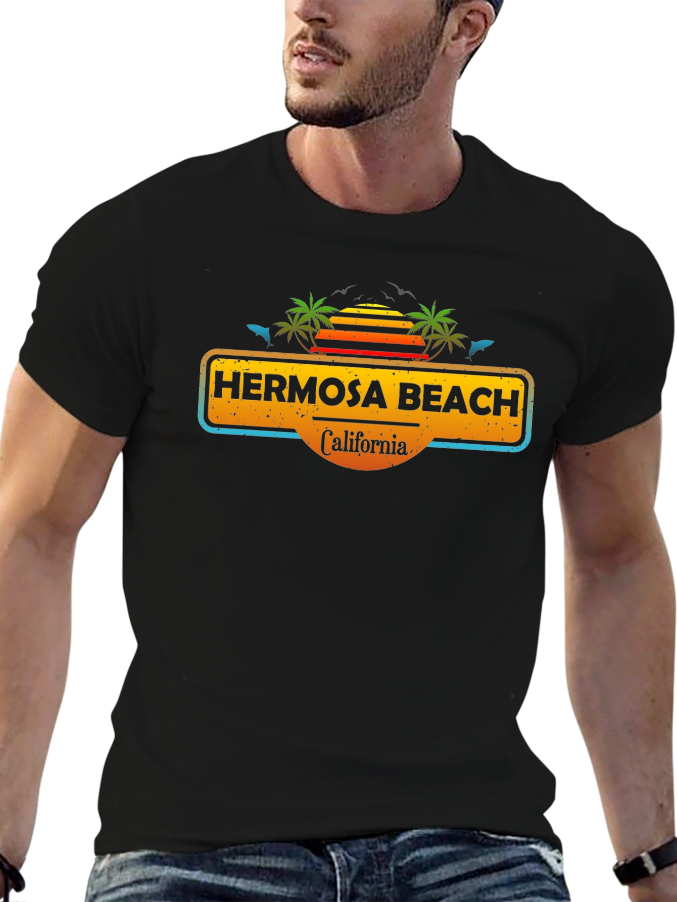 Hermosa Beach California Graphic T-Shirt