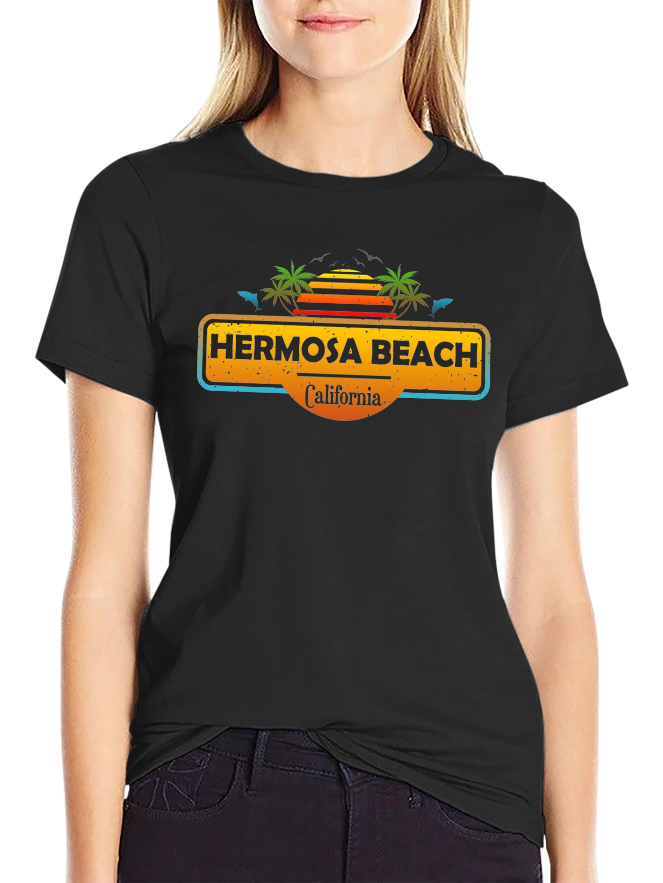 Hermosa Beach California Graphic T-Shirt