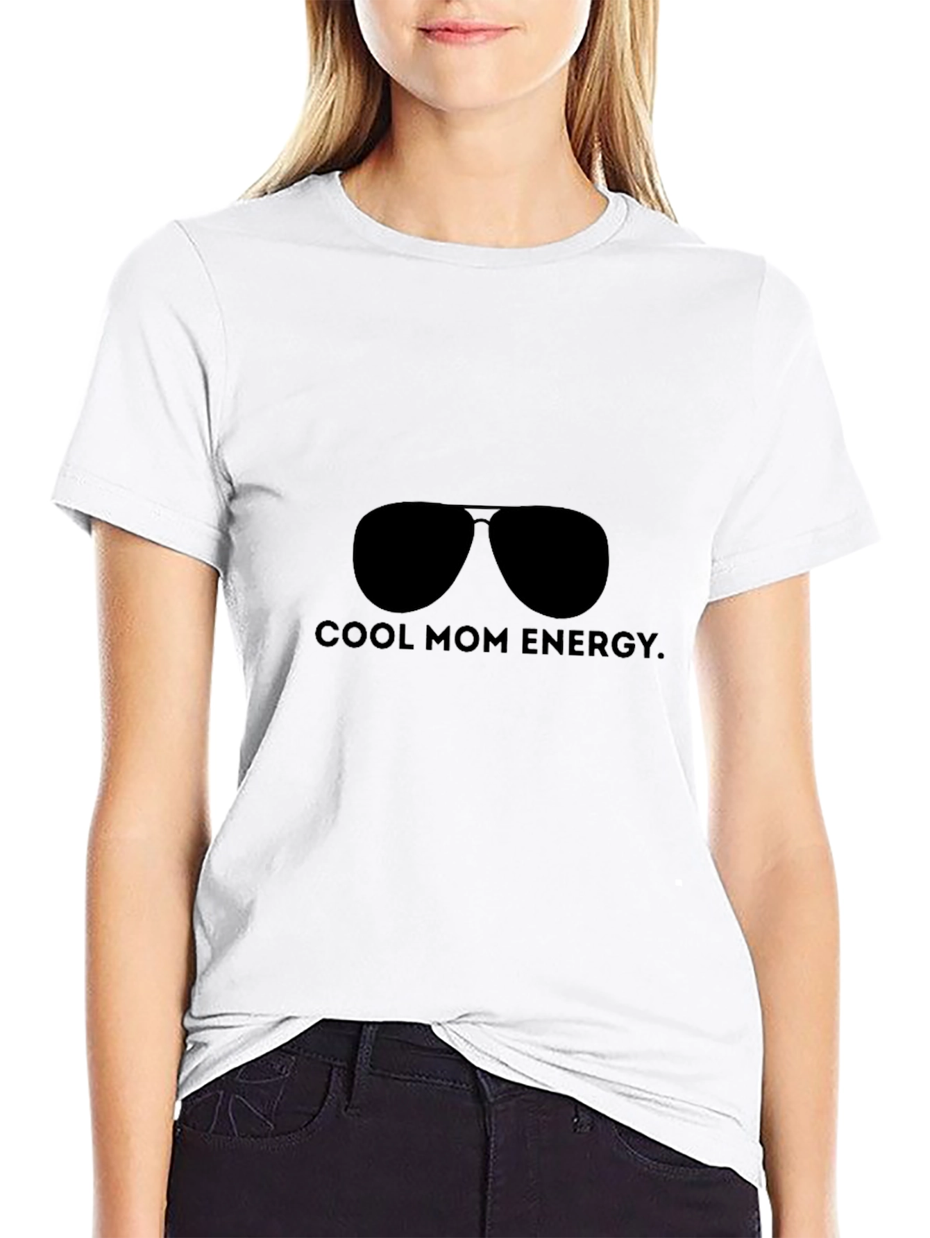 Cool Mom Energy Black T-Shirt