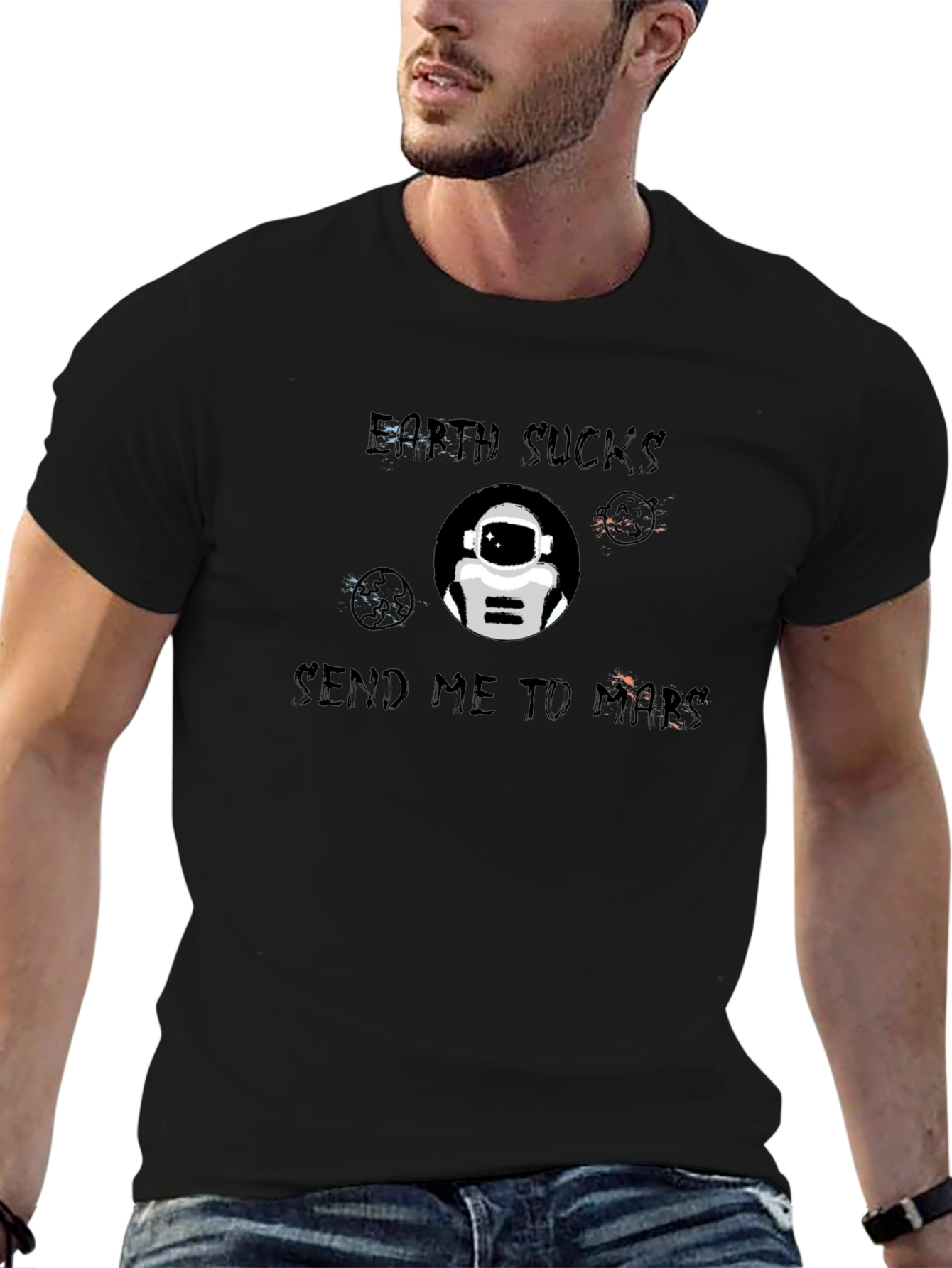 Earth Sucks Send Me To Mars T-Shirt