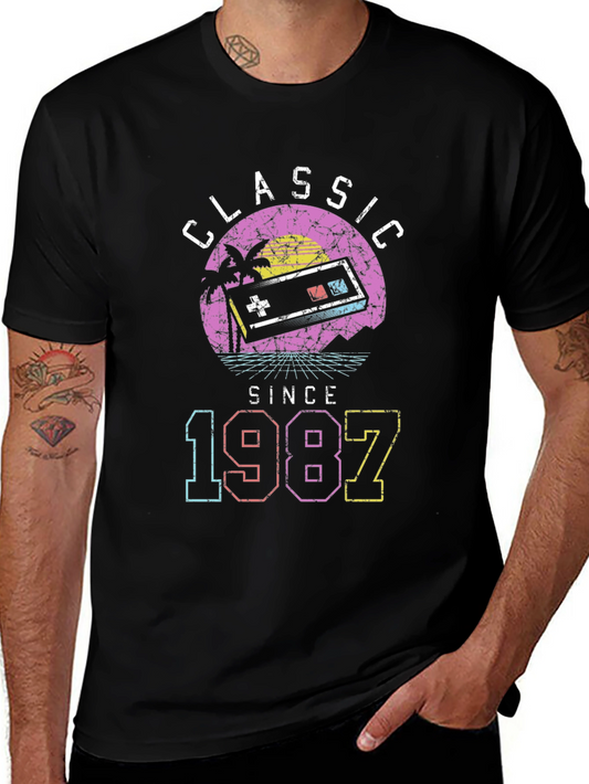 Classic Since 1987 Retro Gaming T-Shirt