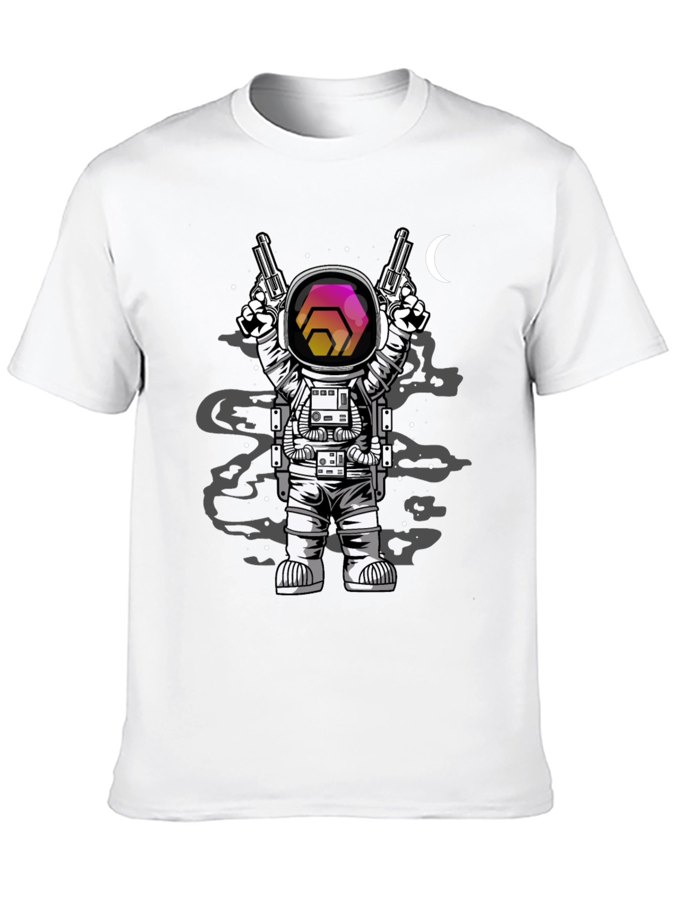 Astronaut Hex Crypto T-Shirt