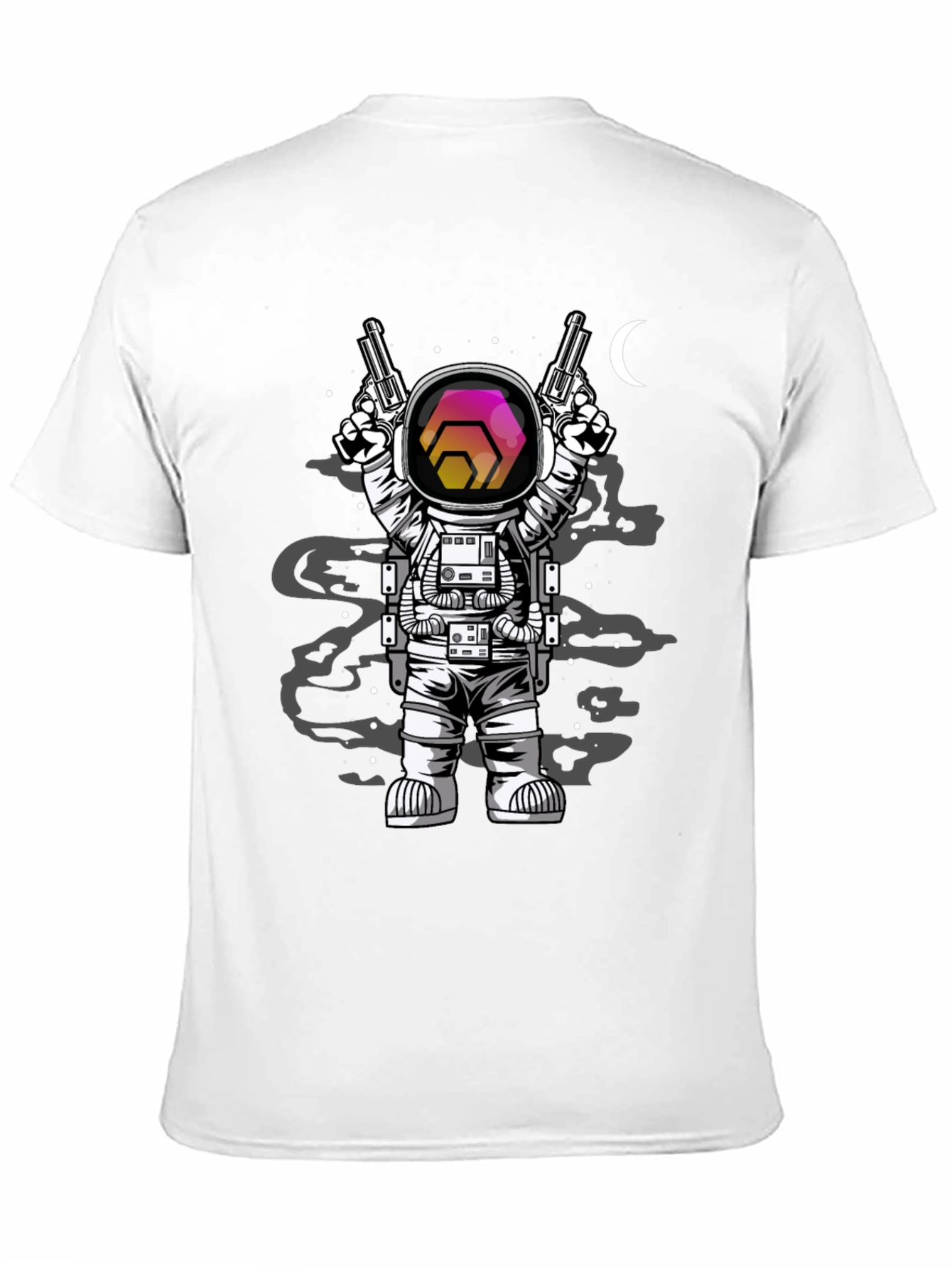 Astronaut Hex Crypto T-Shirt