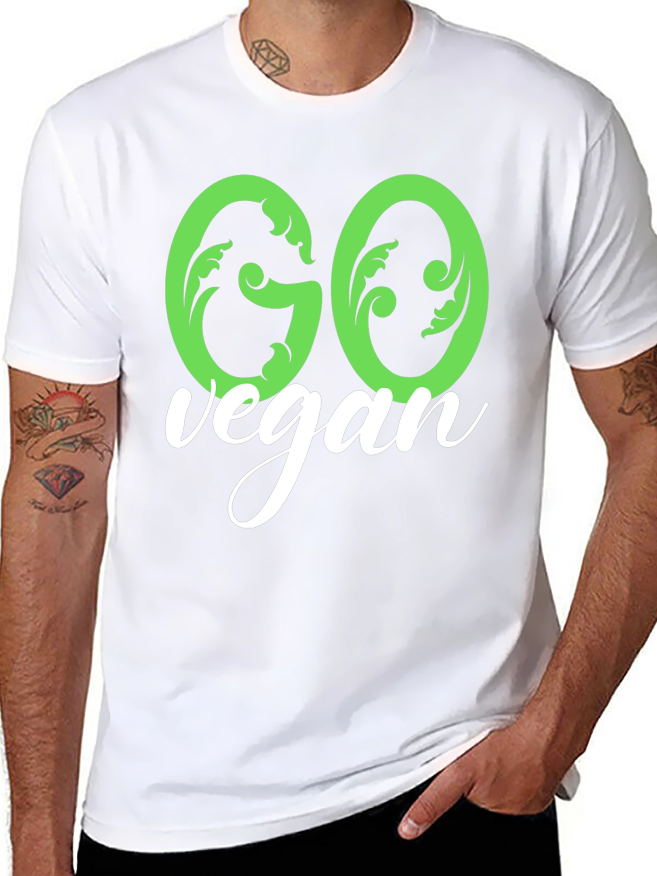 Go Vegan T-Shirt - Stylish & Comfortable