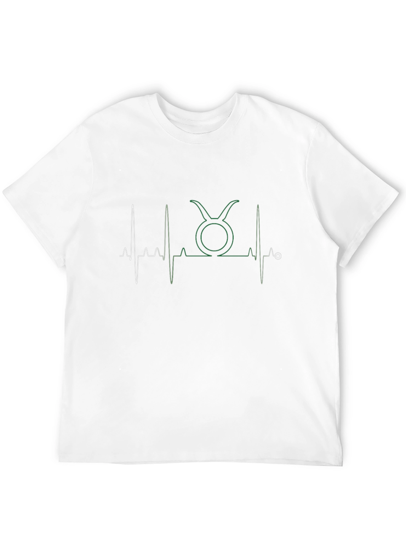 Taurus Zodiac Heartbeat T-Shirt
