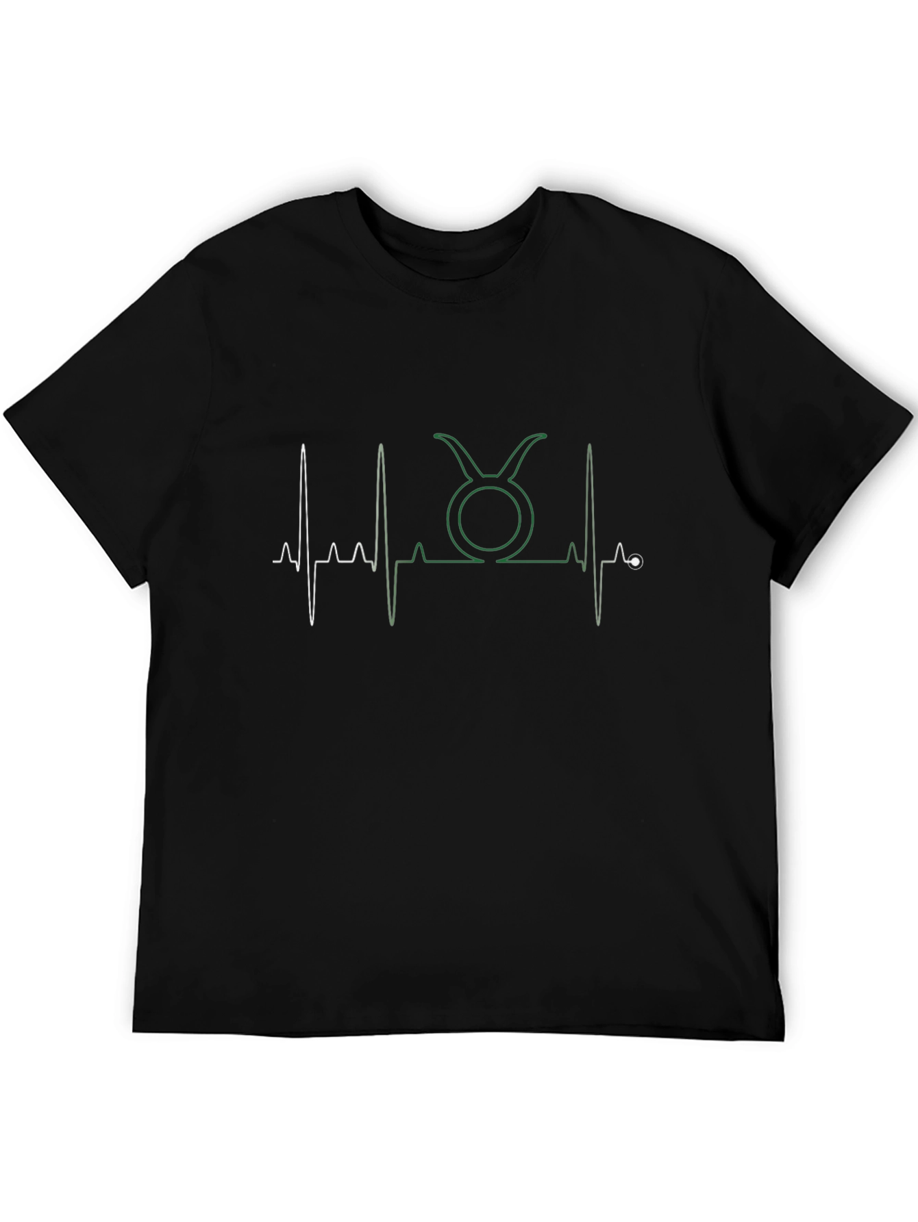 Taurus Zodiac Heartbeat T-Shirt