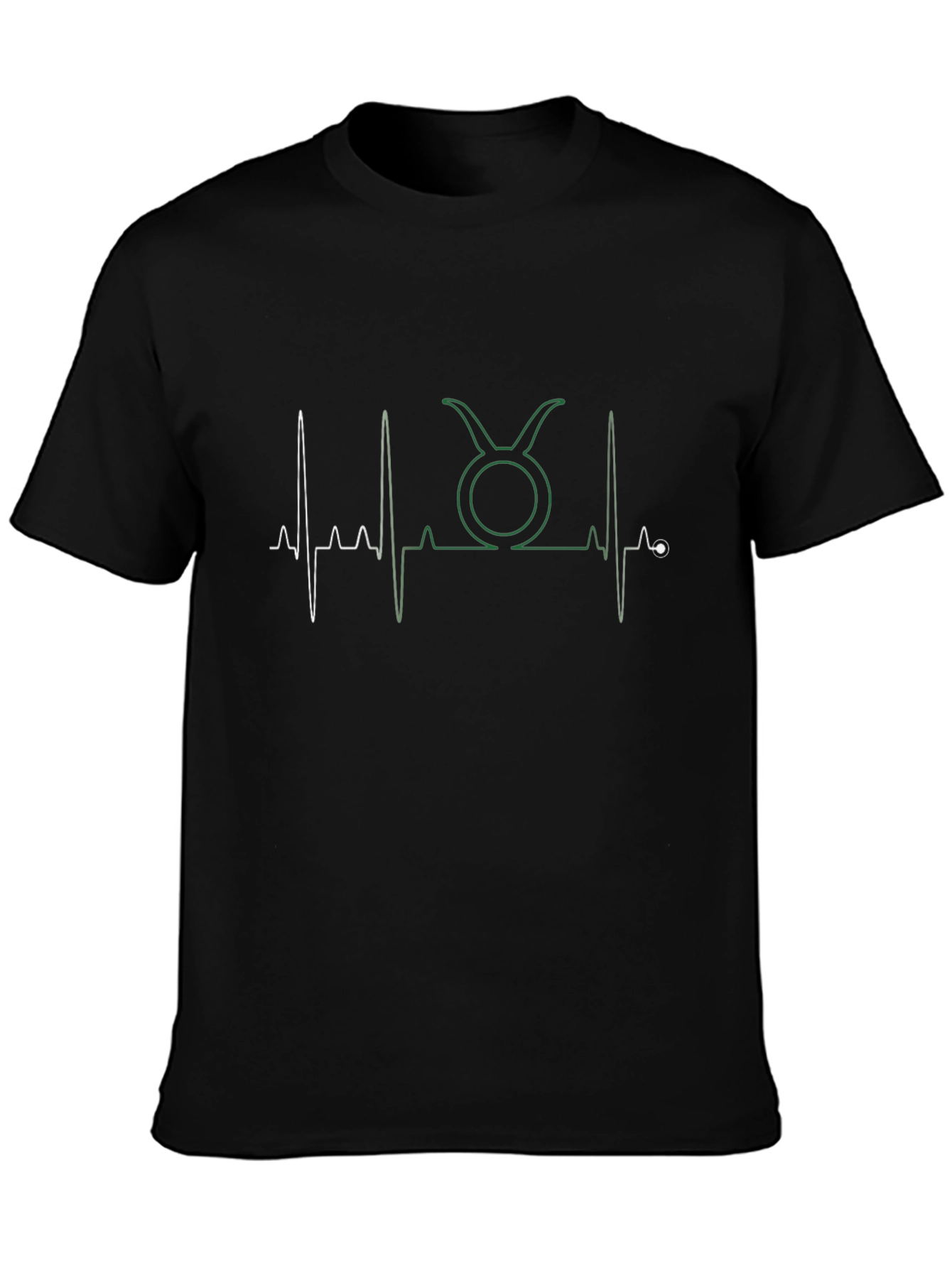 Taurus Zodiac Heartbeat T-Shirt