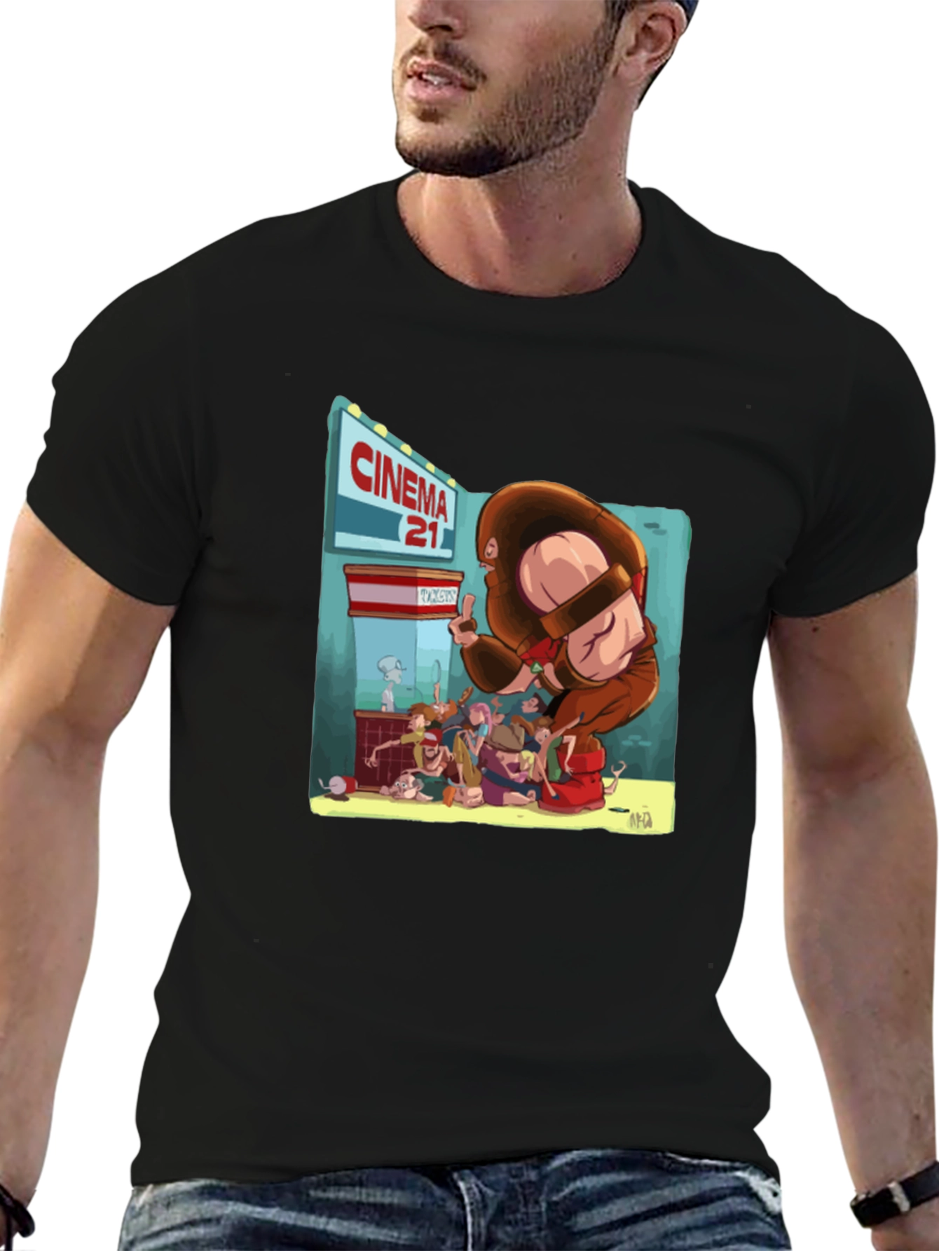 Cinema 21 T-Shirt - Movie Buff Tee