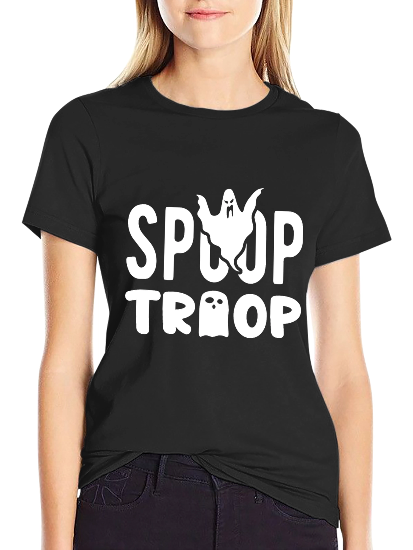 Spooky Troop Graphic T-Shirt - Halloween Edition